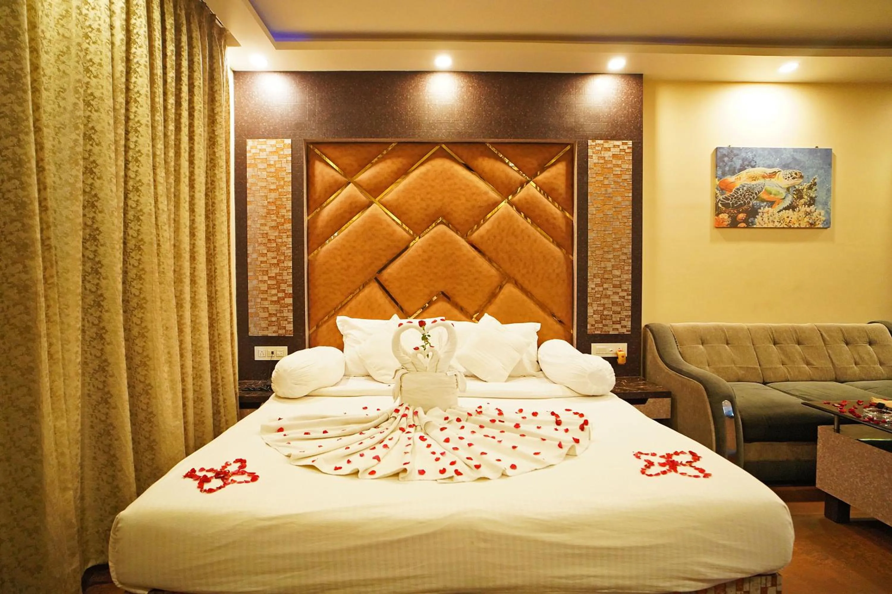 Bed in Sher Bengal Beach Resort