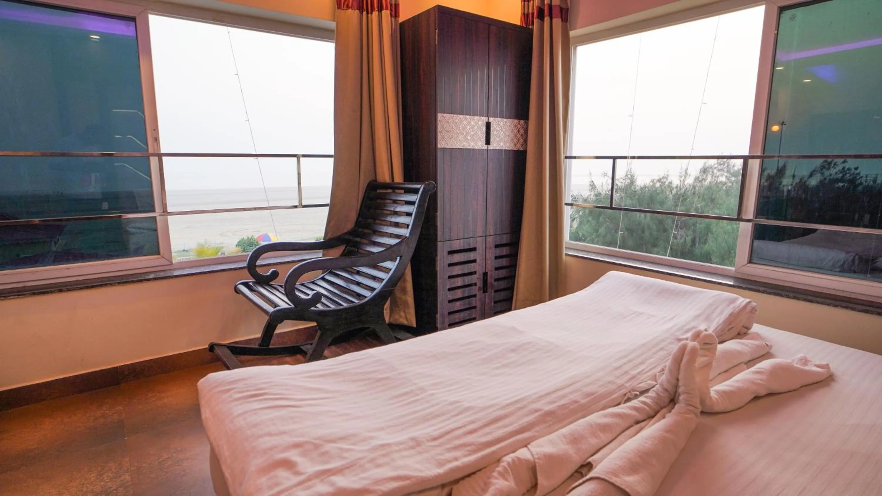 Bed in Sher Bengal Beach Resort
