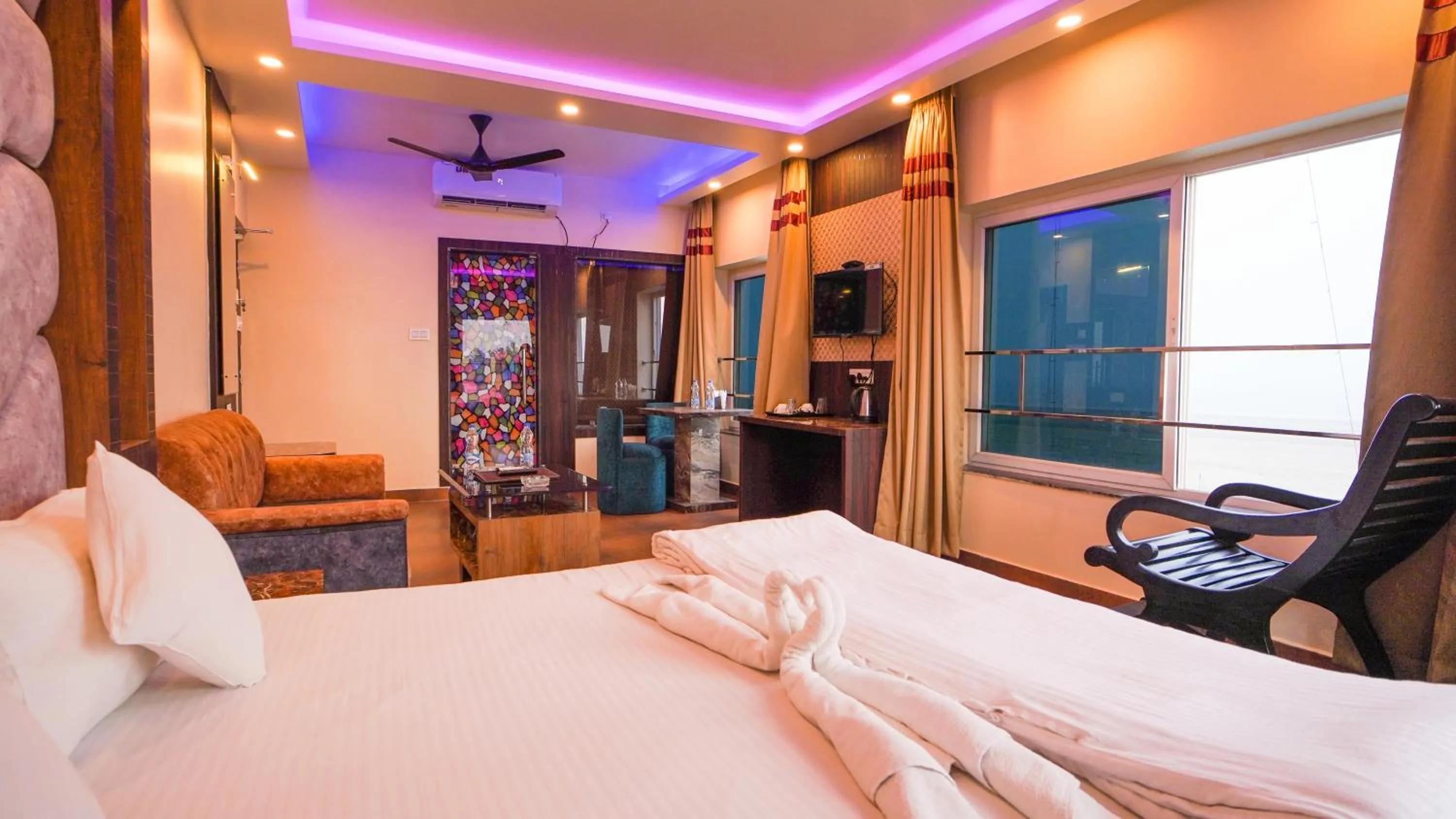 Bed in Sher Bengal Beach Resort