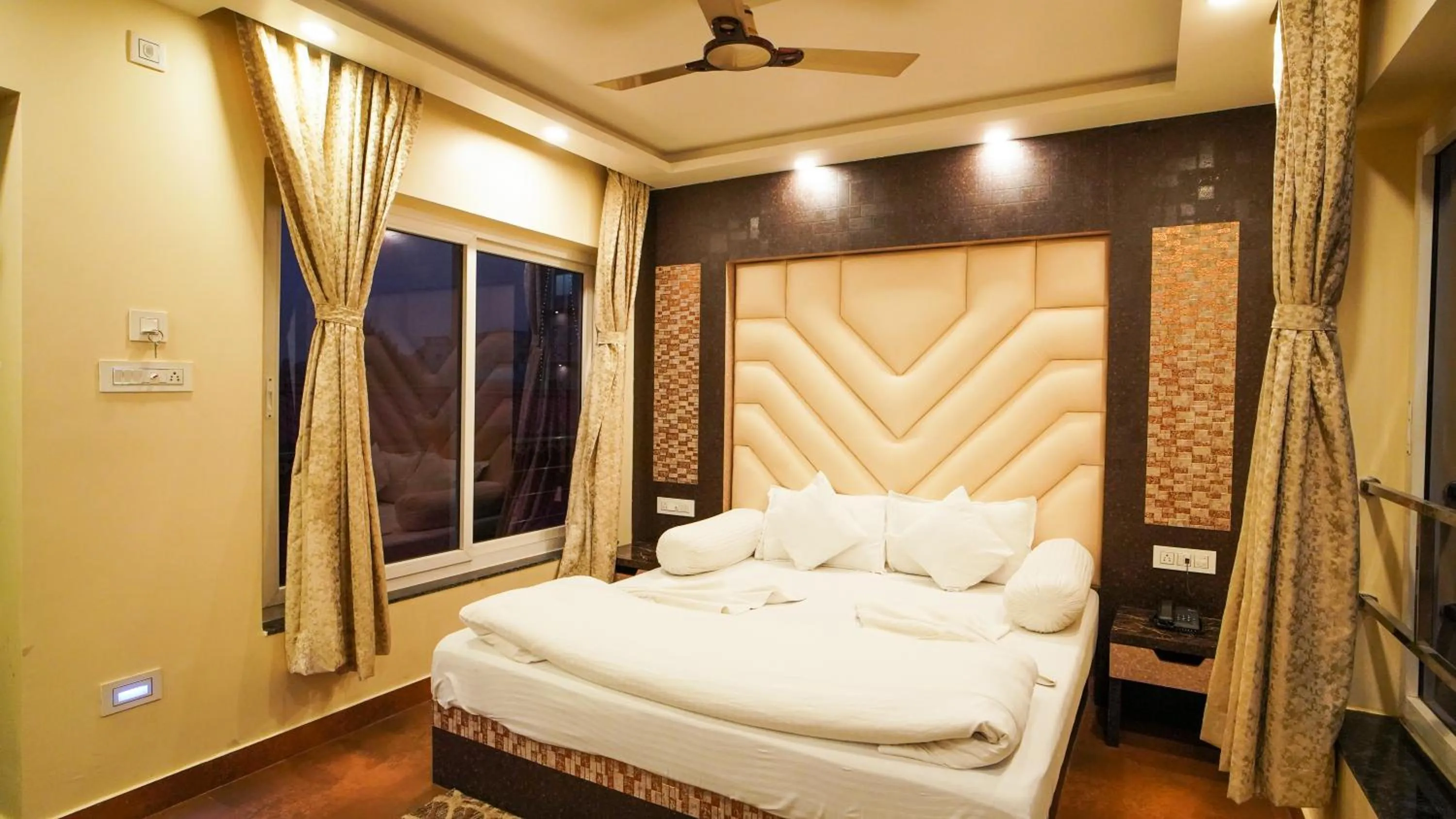 Bed in Sher Bengal Beach Resort