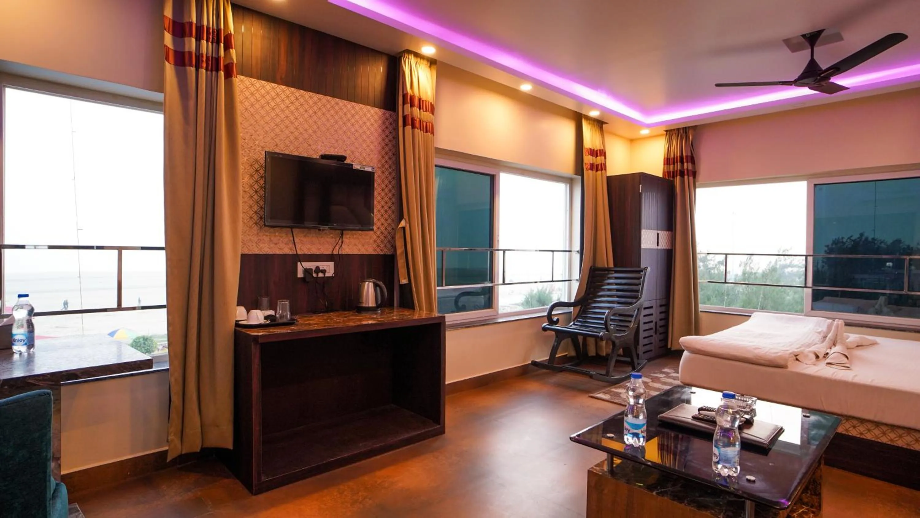 Bed in Sher Bengal Beach Resort