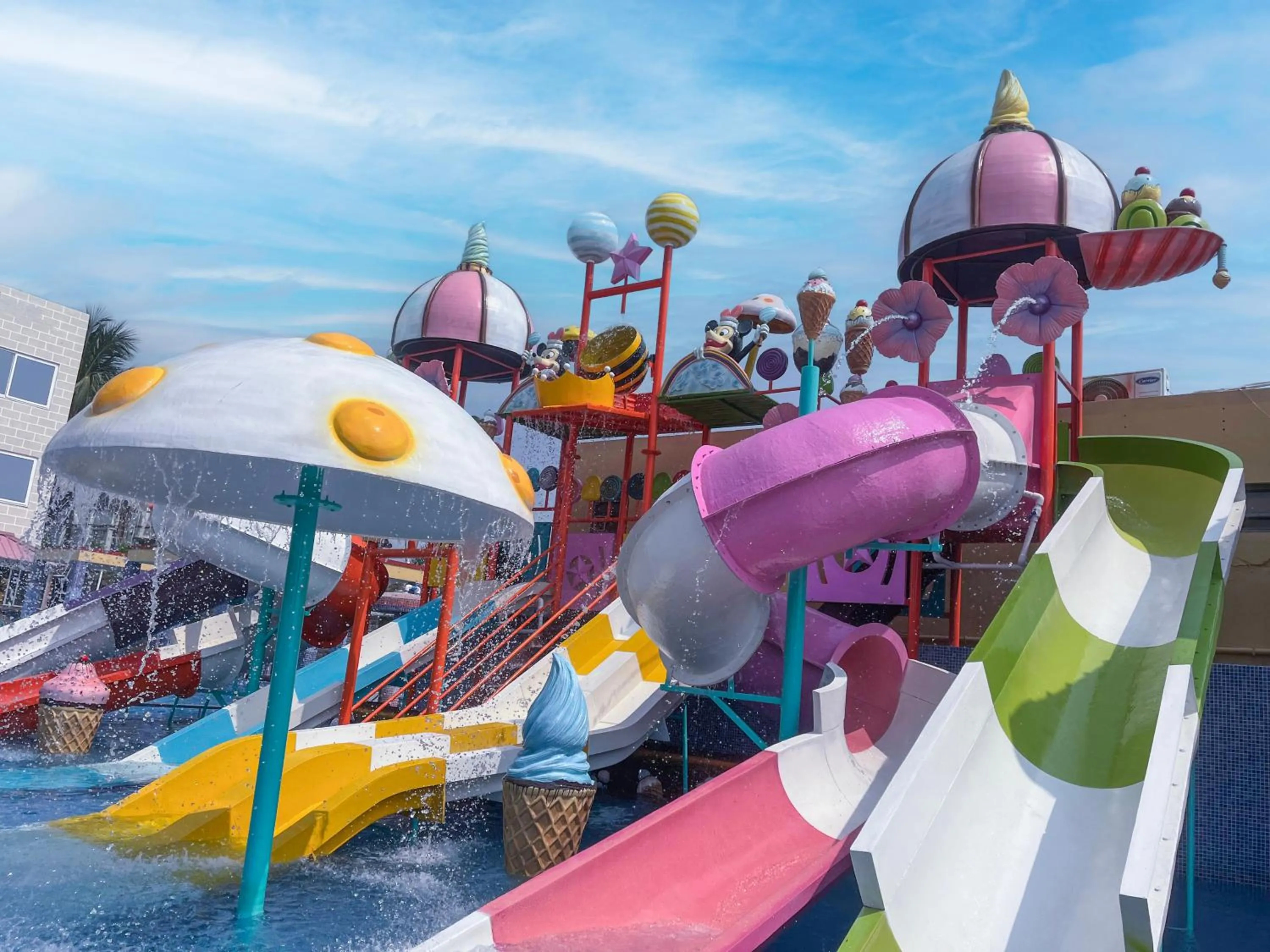 Aqua park in Sher Bengal Beach Resort