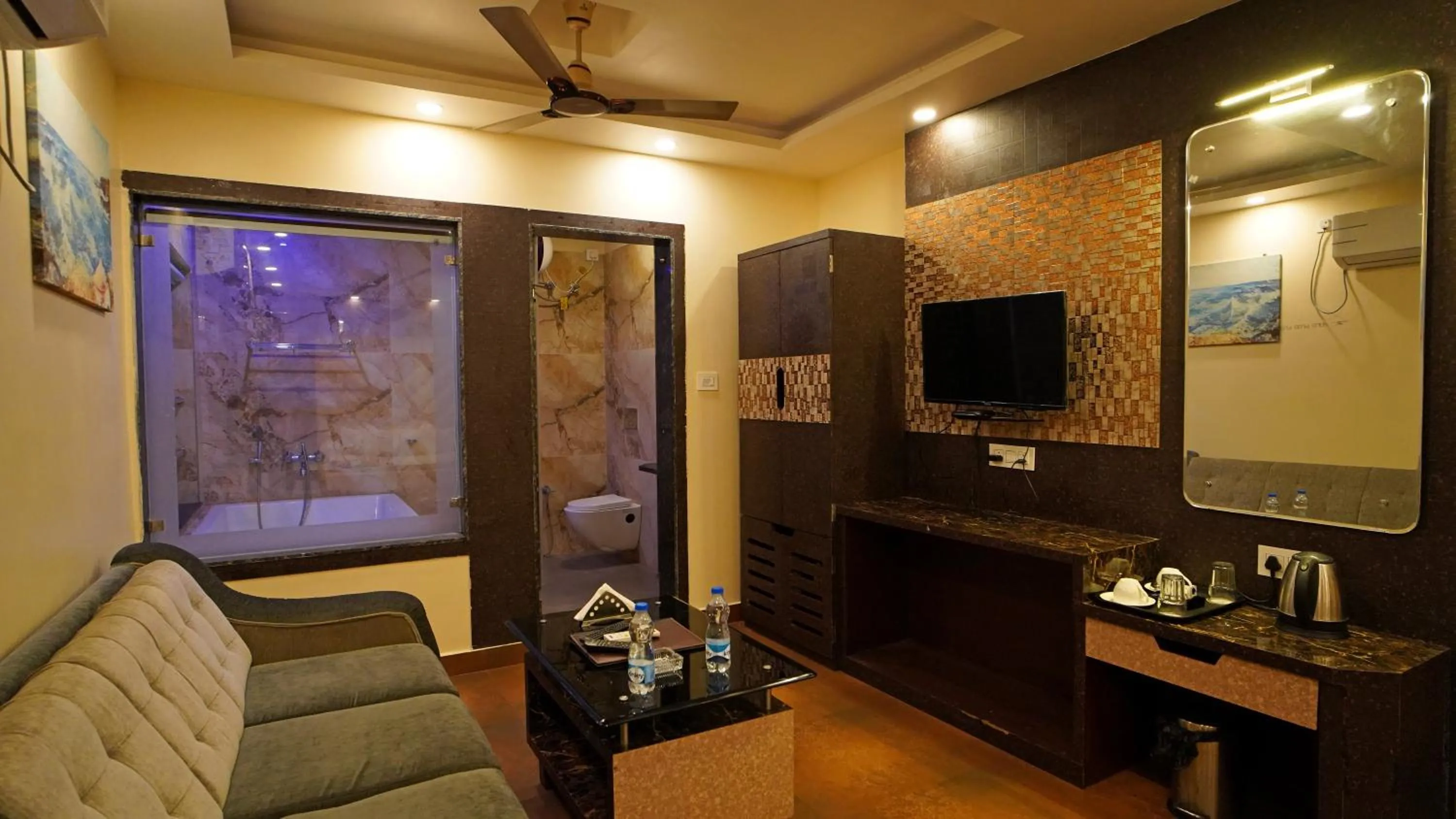 Bedroom in Sher Bengal Beach Resort