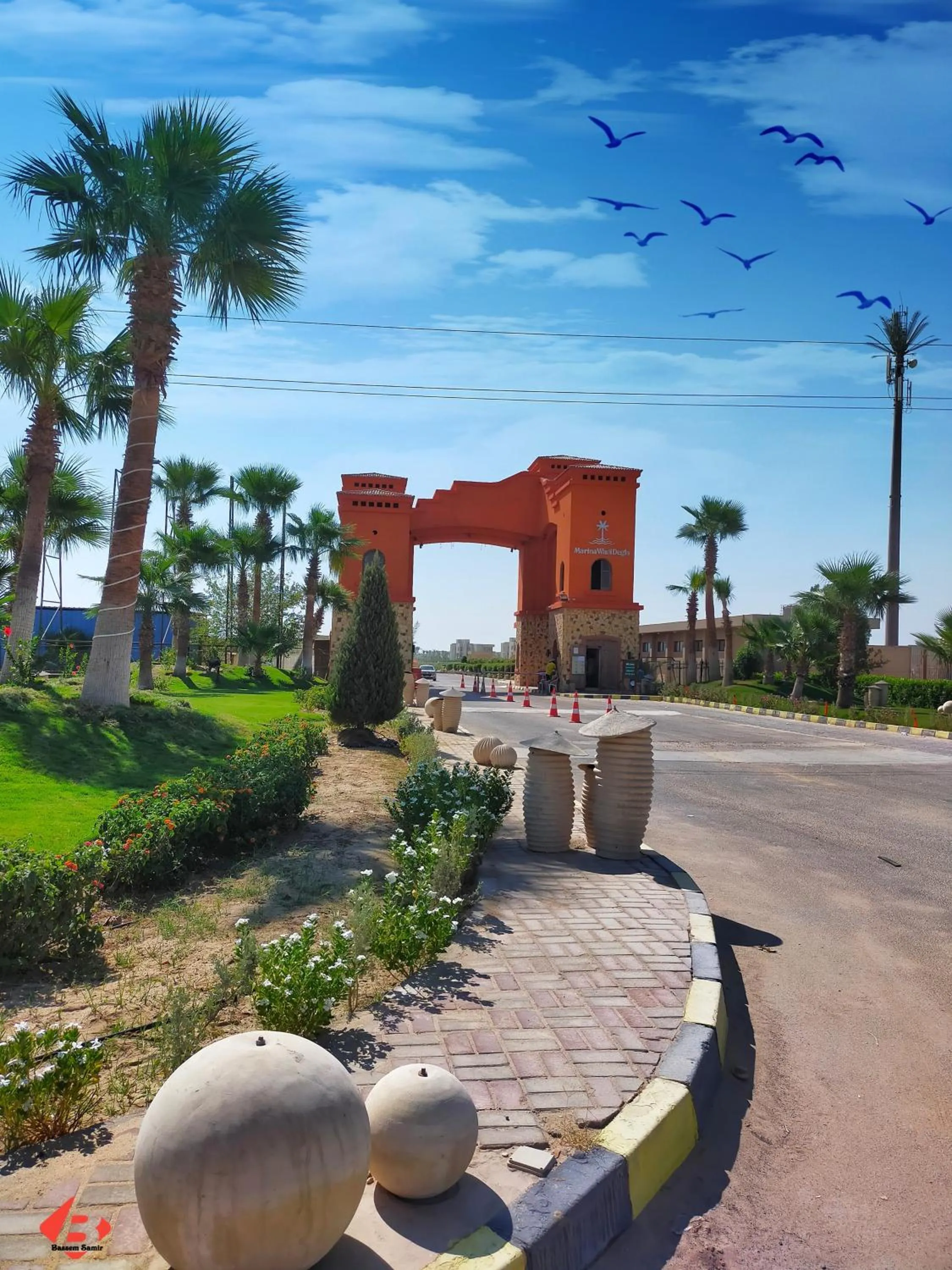 Property building in Marina Wadi Degla Hotel