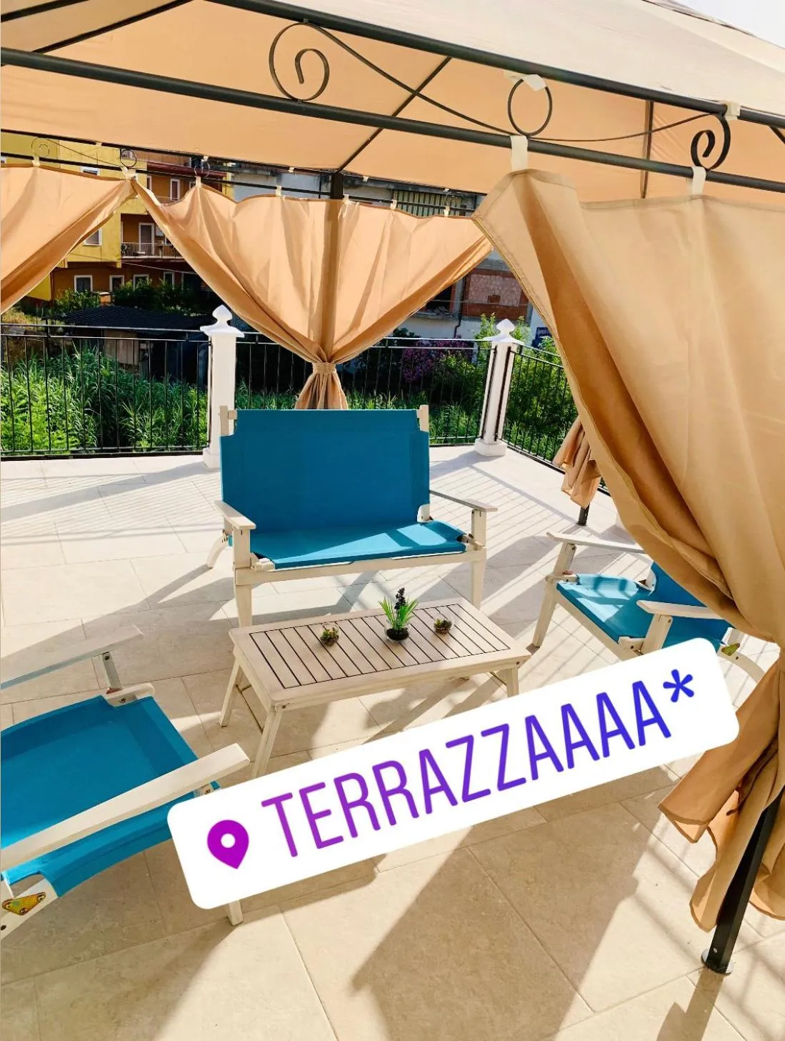 Balcony/Terrace in B&B Birillo