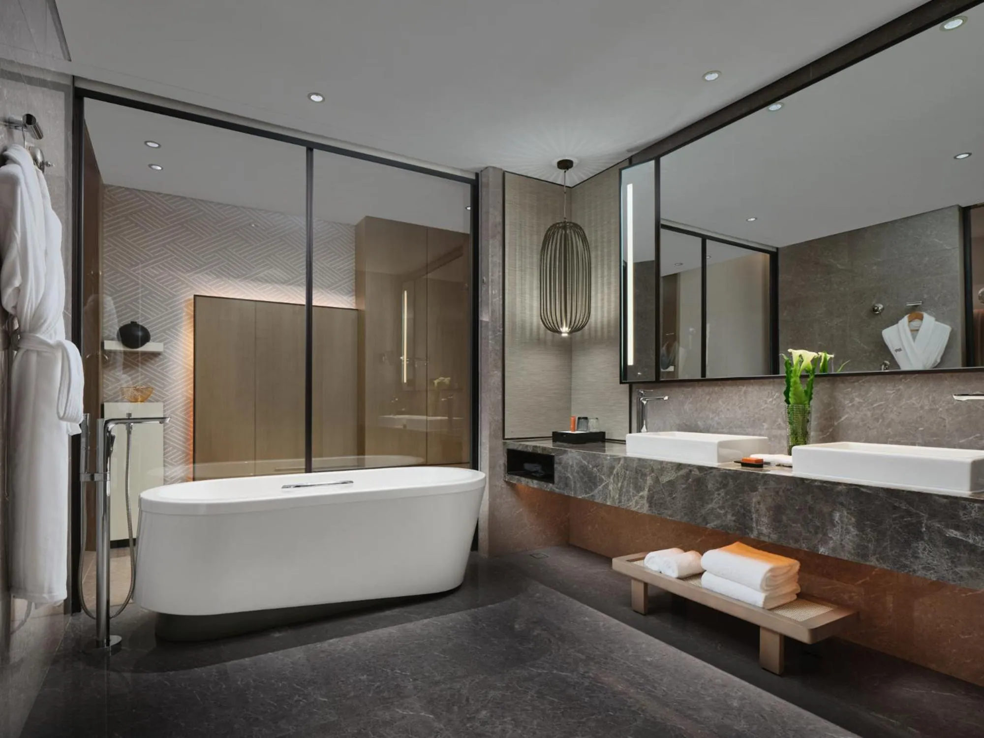 Toilet in Crowne Plaza Qidong by IHG