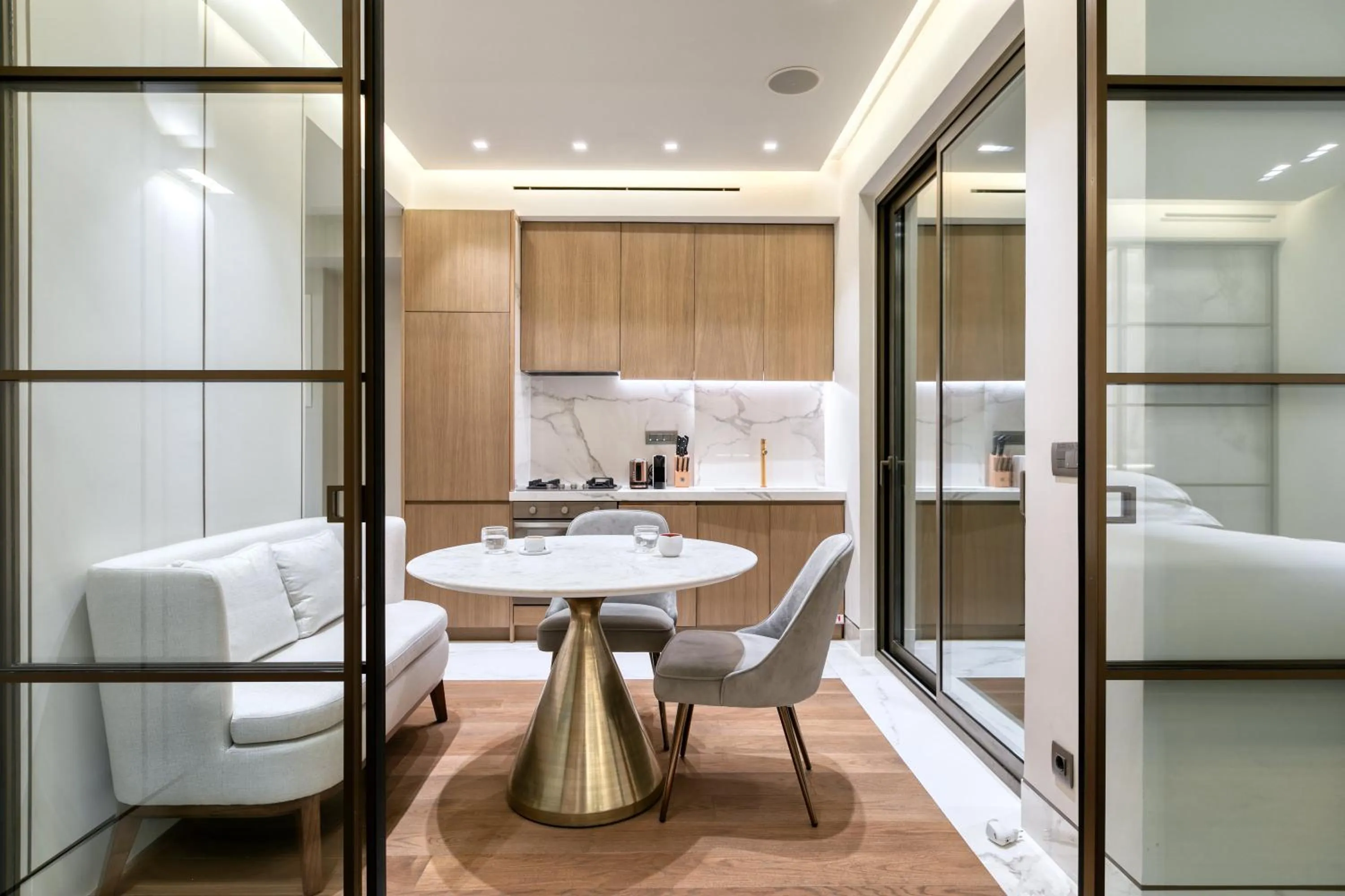 Dining area in The One Acropolis