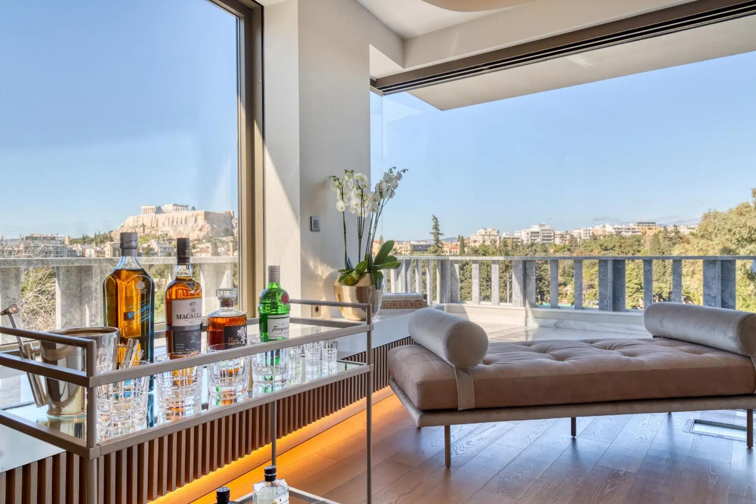 Living room in The One Acropolis Living room in The One Acropolis