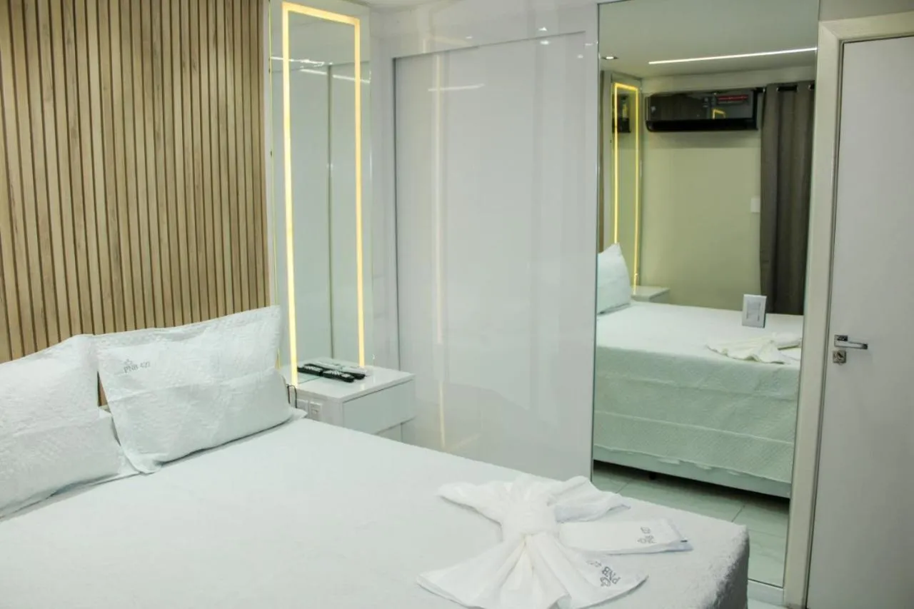 Bedroom, Bed in Ponta Negra Beach Flat Prime