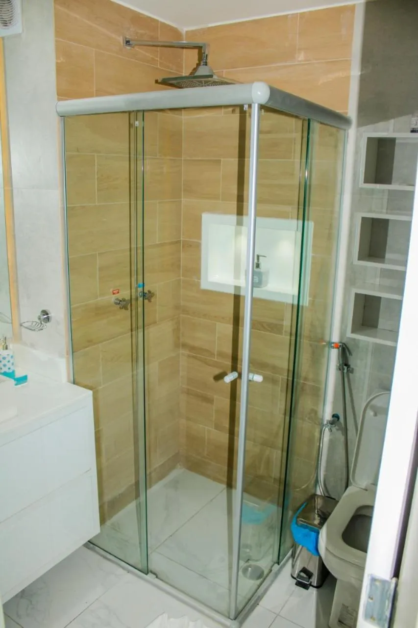 Bathroom in Ponta Negra Beach Flat Prime