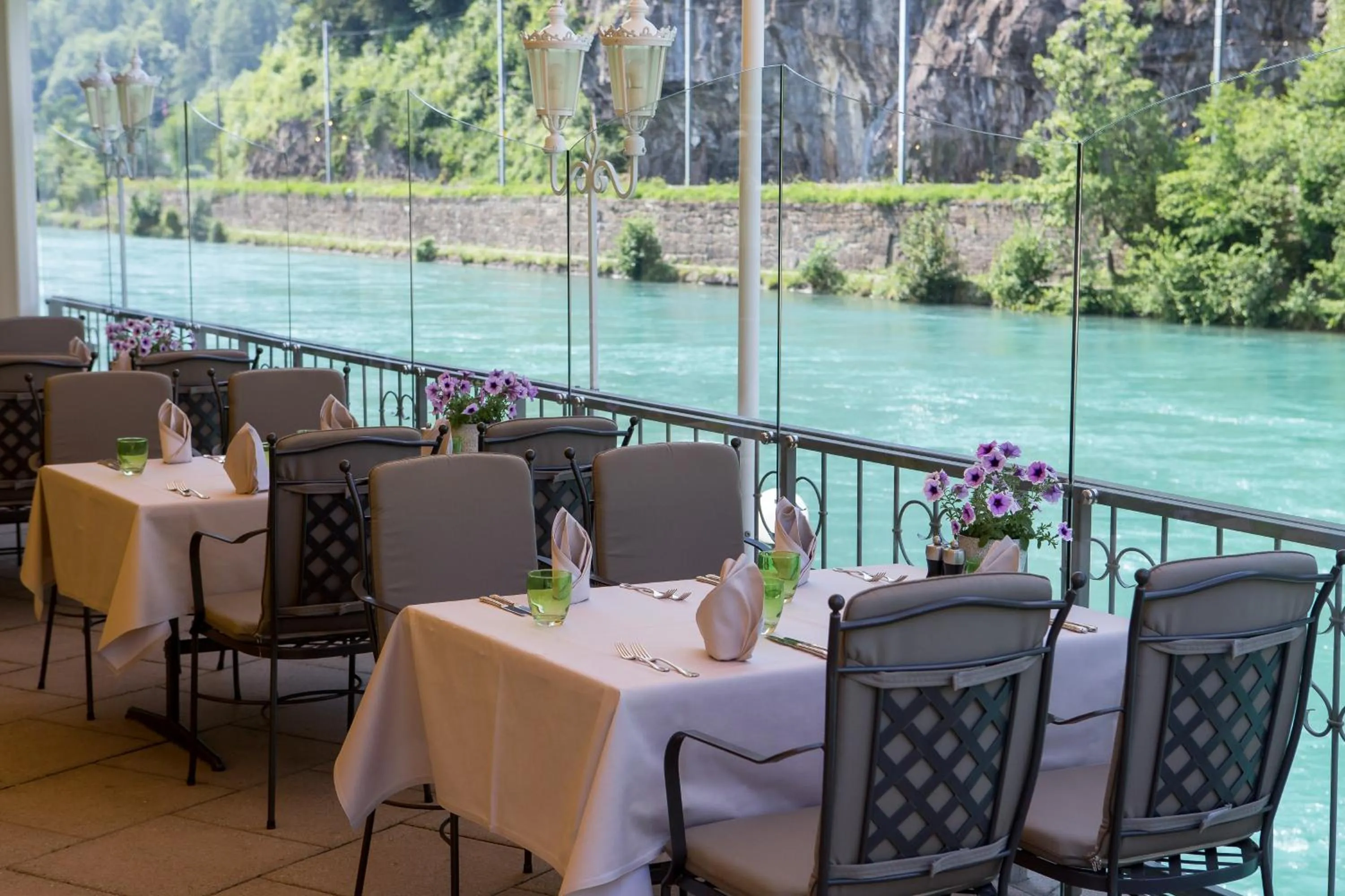 Restaurant/places to eat in Grand Hotel Beau Rivage Interlaken