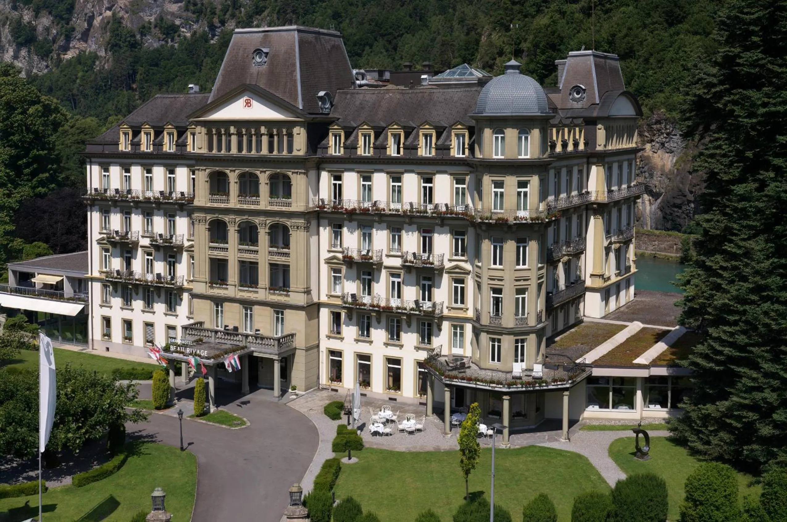 Property building in Grand Hotel Beau Rivage Interlaken