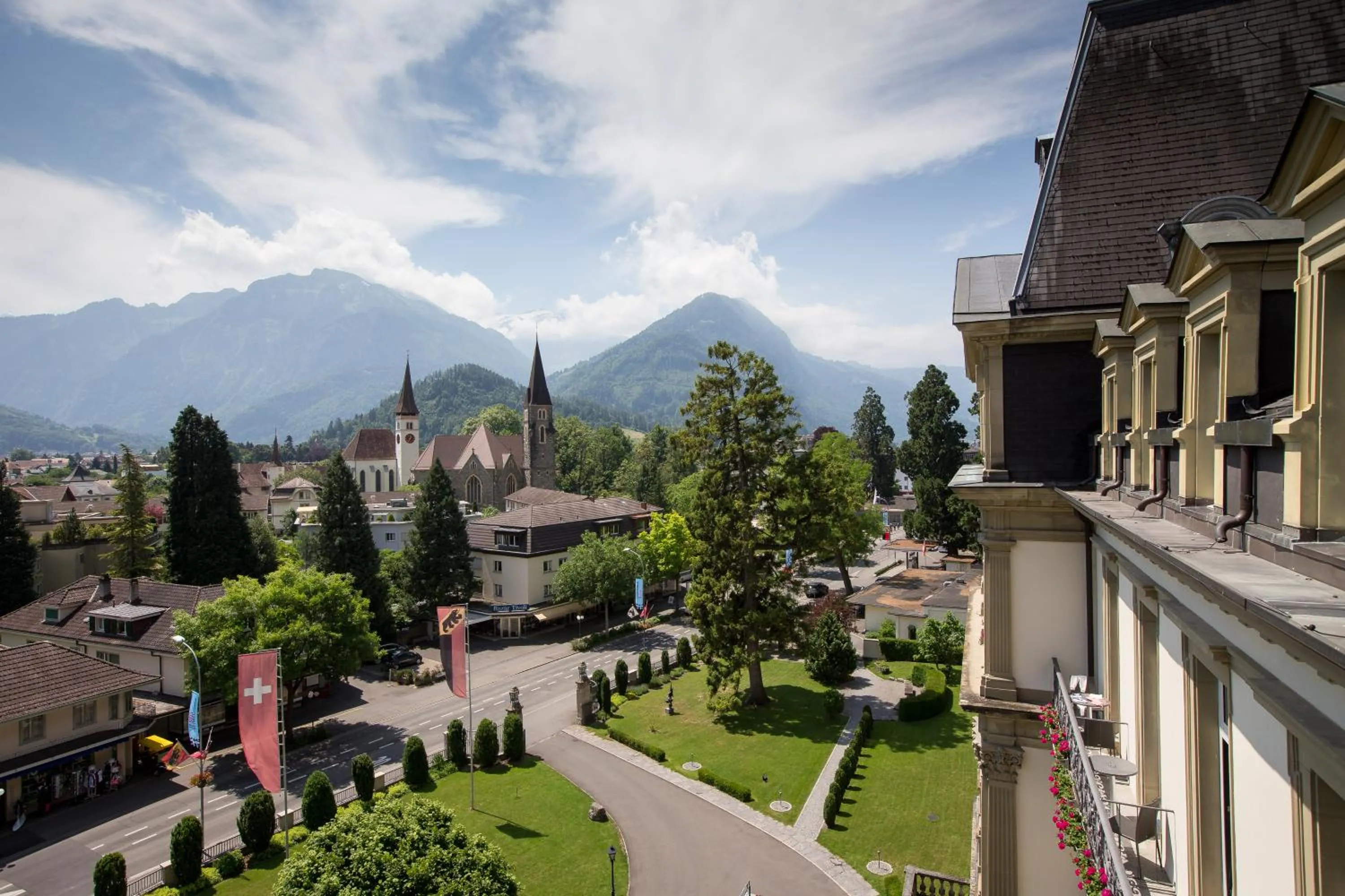 Landmark view in Grand Hotel Beau Rivage Interlaken