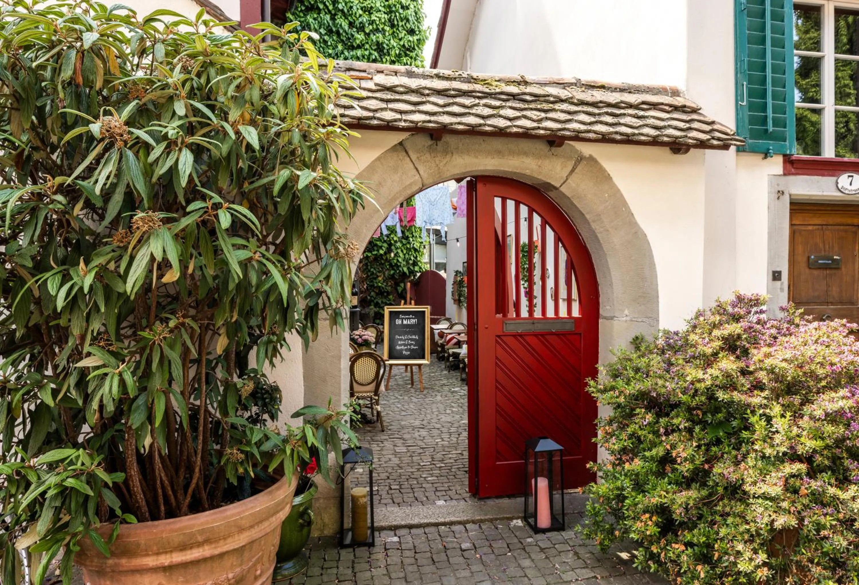 Patio in Hotel Rebstock