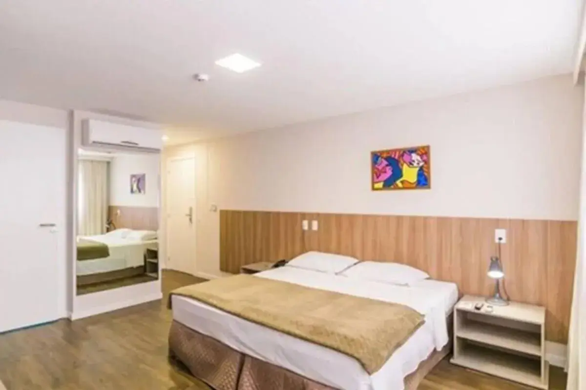 Bed in Hotel 7 Itajaí Bed in Hotel 7 Itajaí