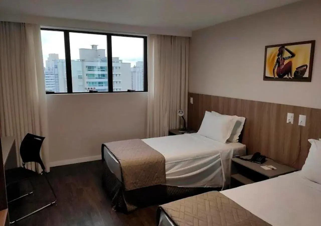 Twin Room in Hotel 7 Itajaí by RB Hotelaria Twin Room in Hotel 7 Itajaí by RB Hotelaria