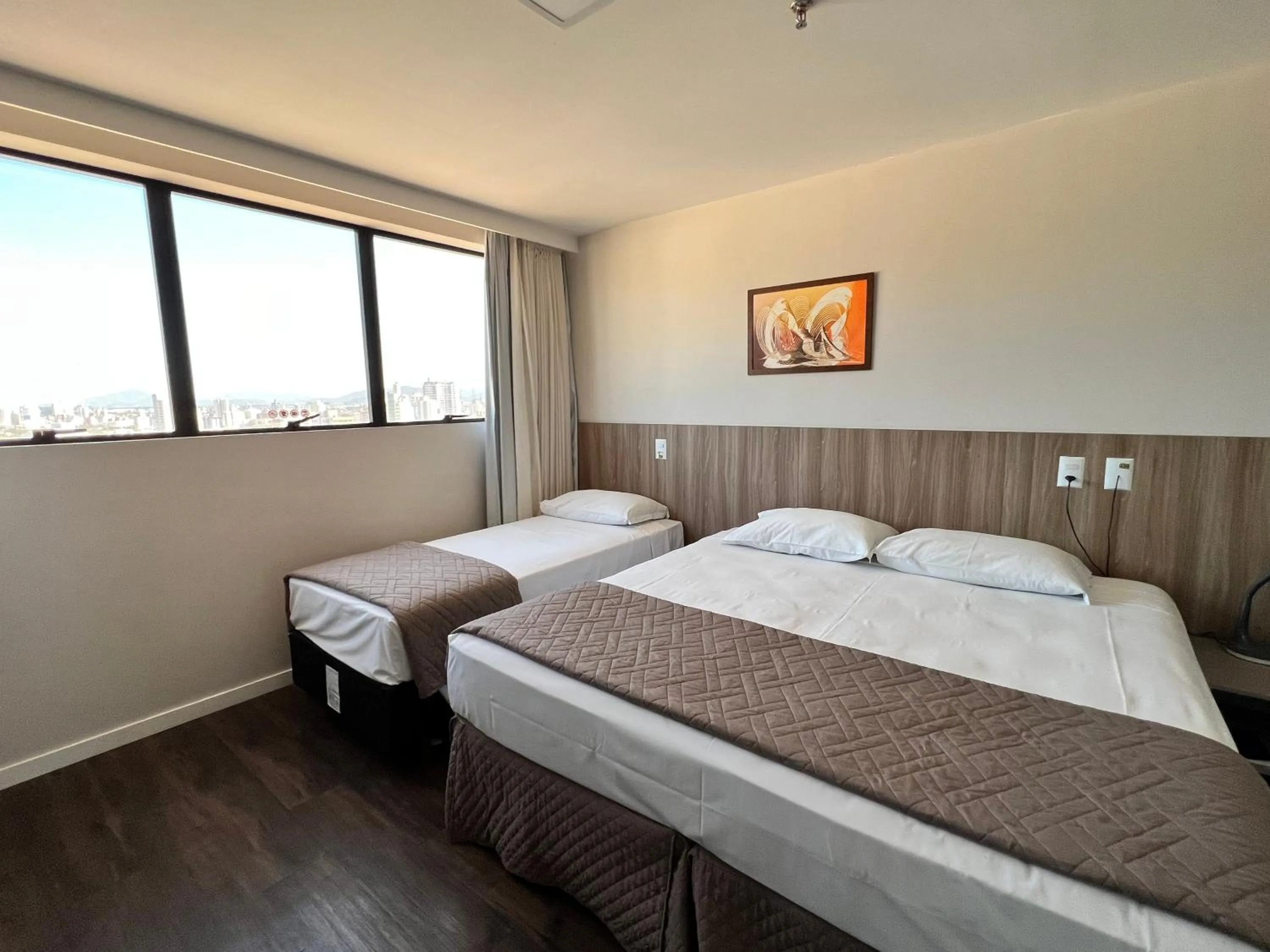 Bed in Hotel 7 Itajaí