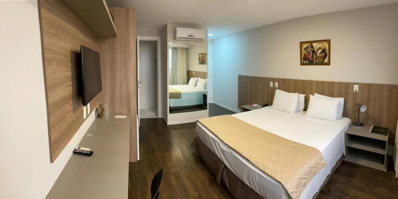 Bed in Hotel 7 Itajaí Bed in Hotel 7 Itajaí