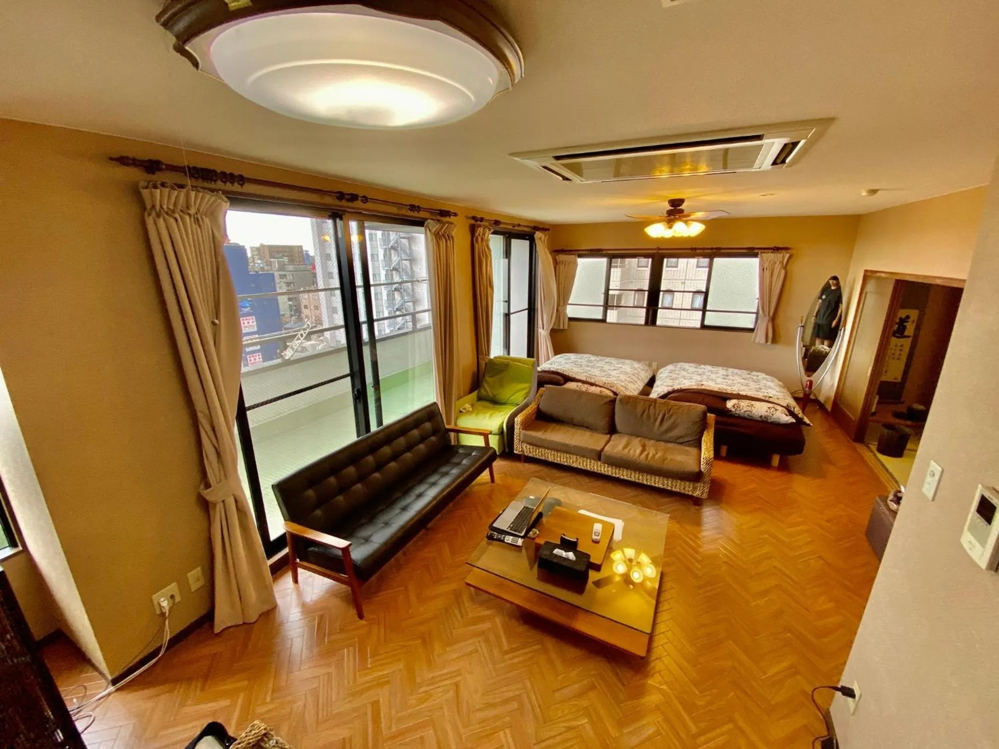 Living room, Bed in Hotel EL Utsunomiya 7 free parking