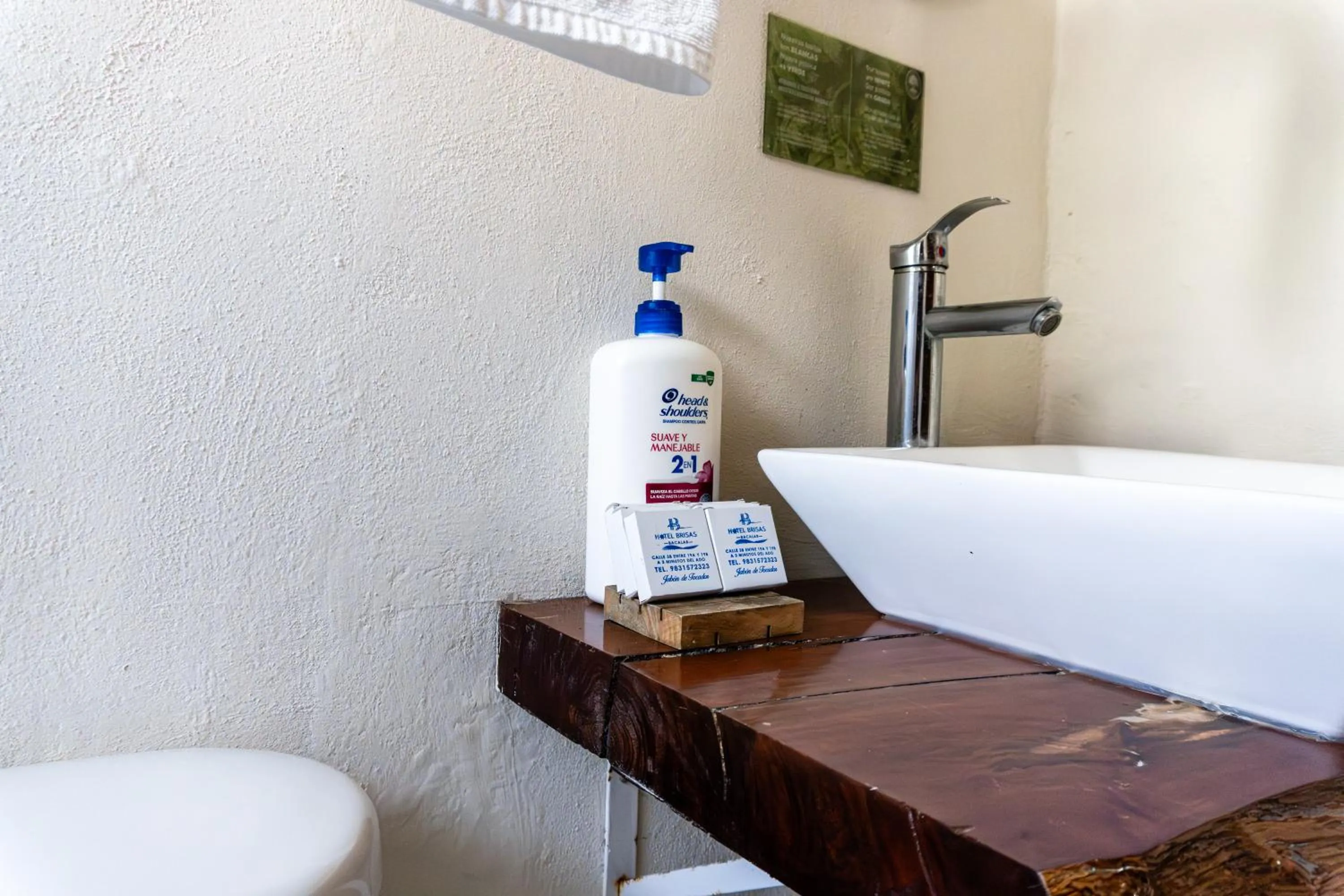 Bathroom in Hotel Brisas Bacalar