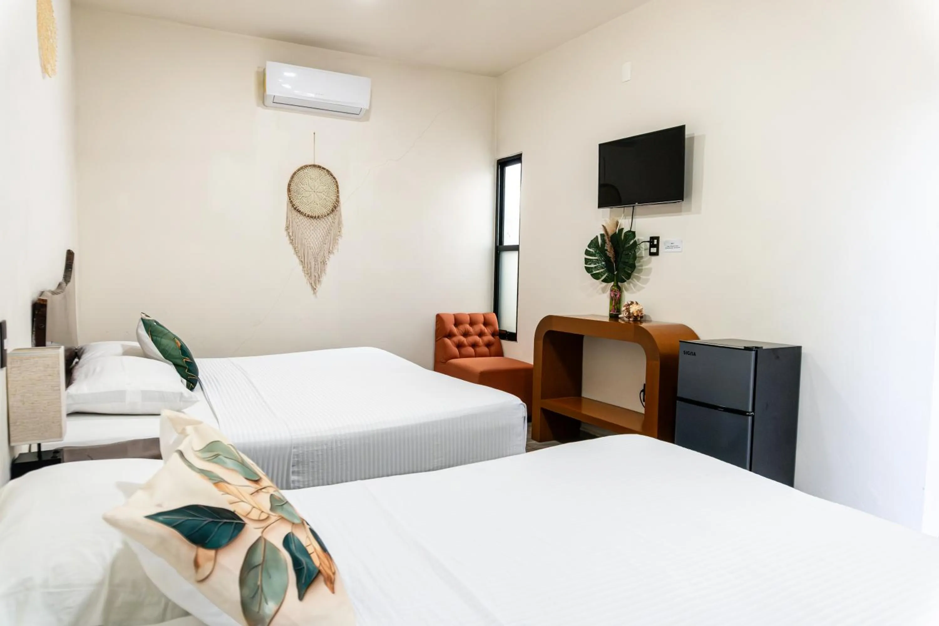 Bed in Hotel Brisas Bacalar