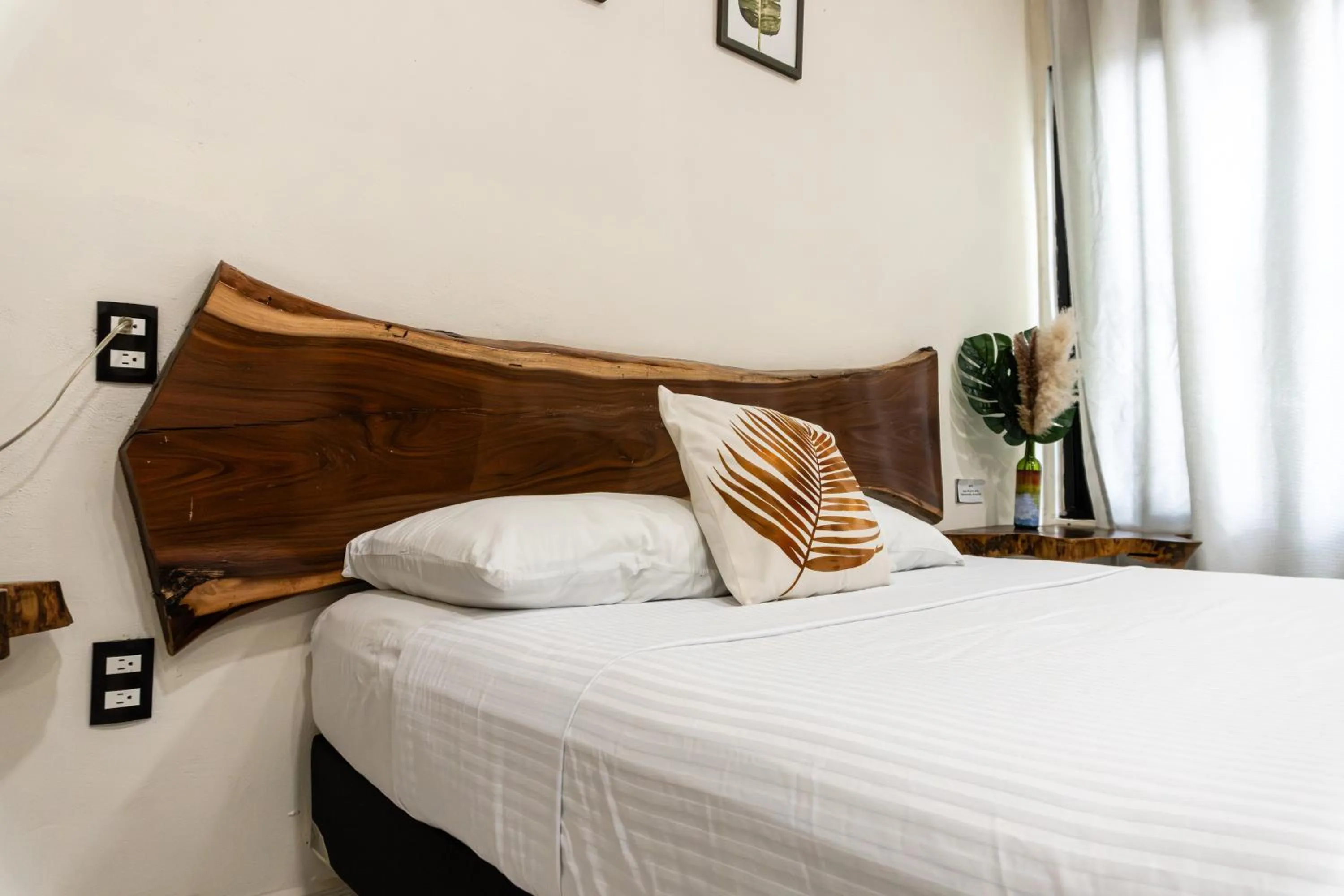 Bed in Hotel Brisas Bacalar