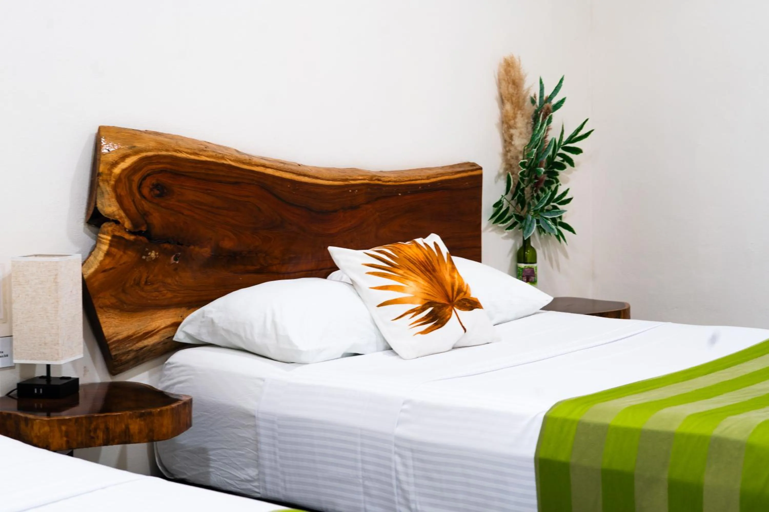 Bed in Hotel Brisas Bacalar