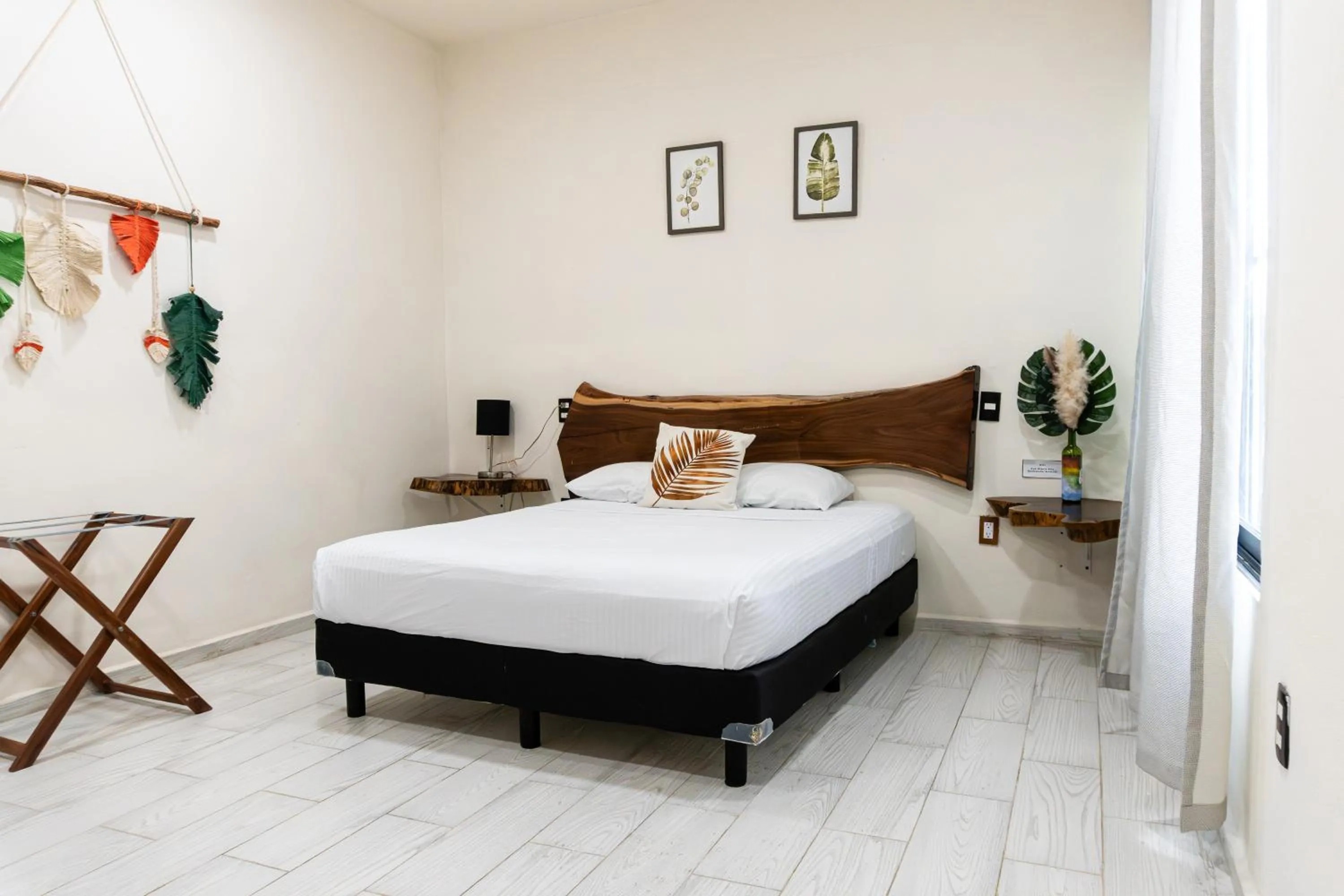 Bed in Hotel Brisas Bacalar