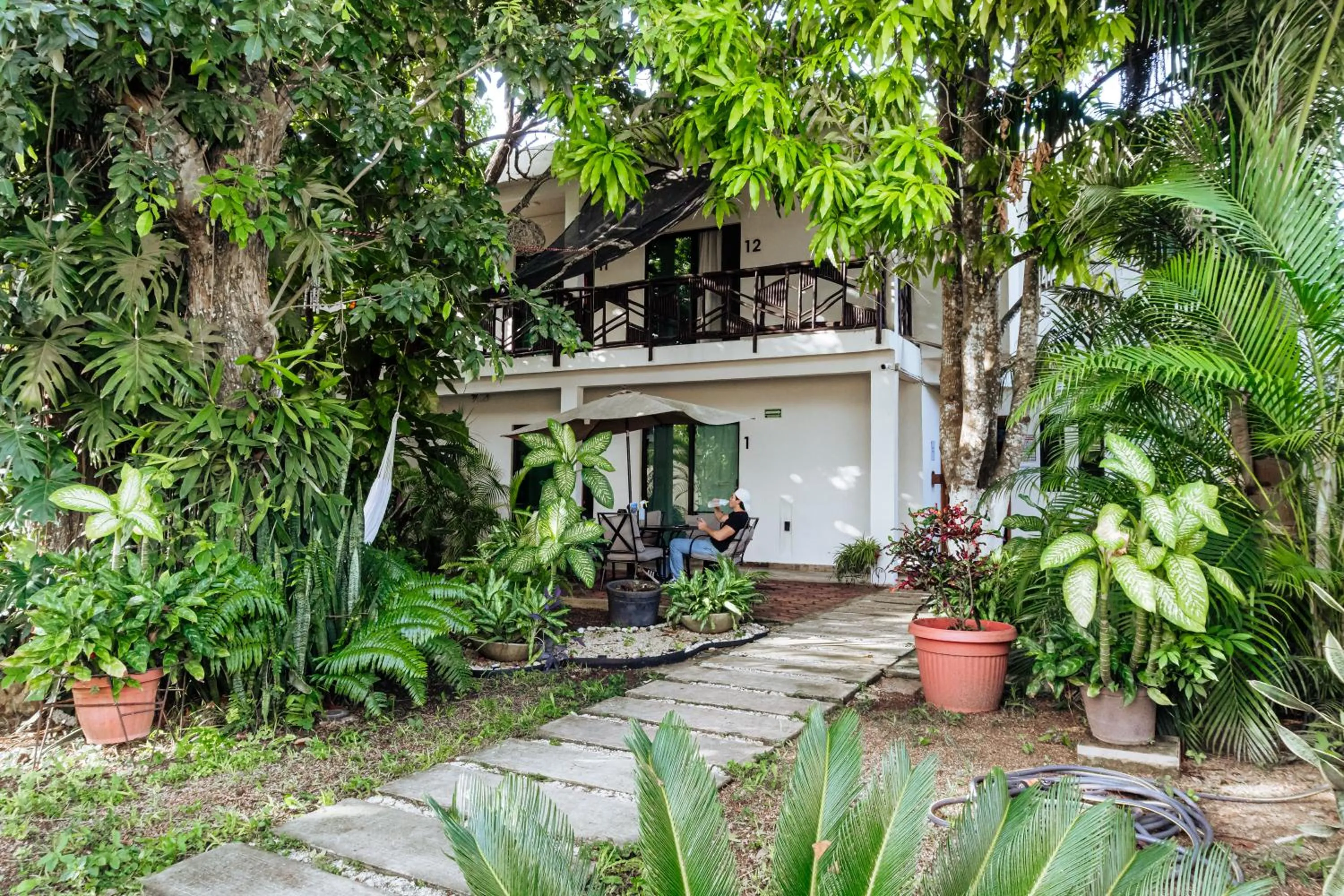 Property building in Hotel Brisas Bacalar