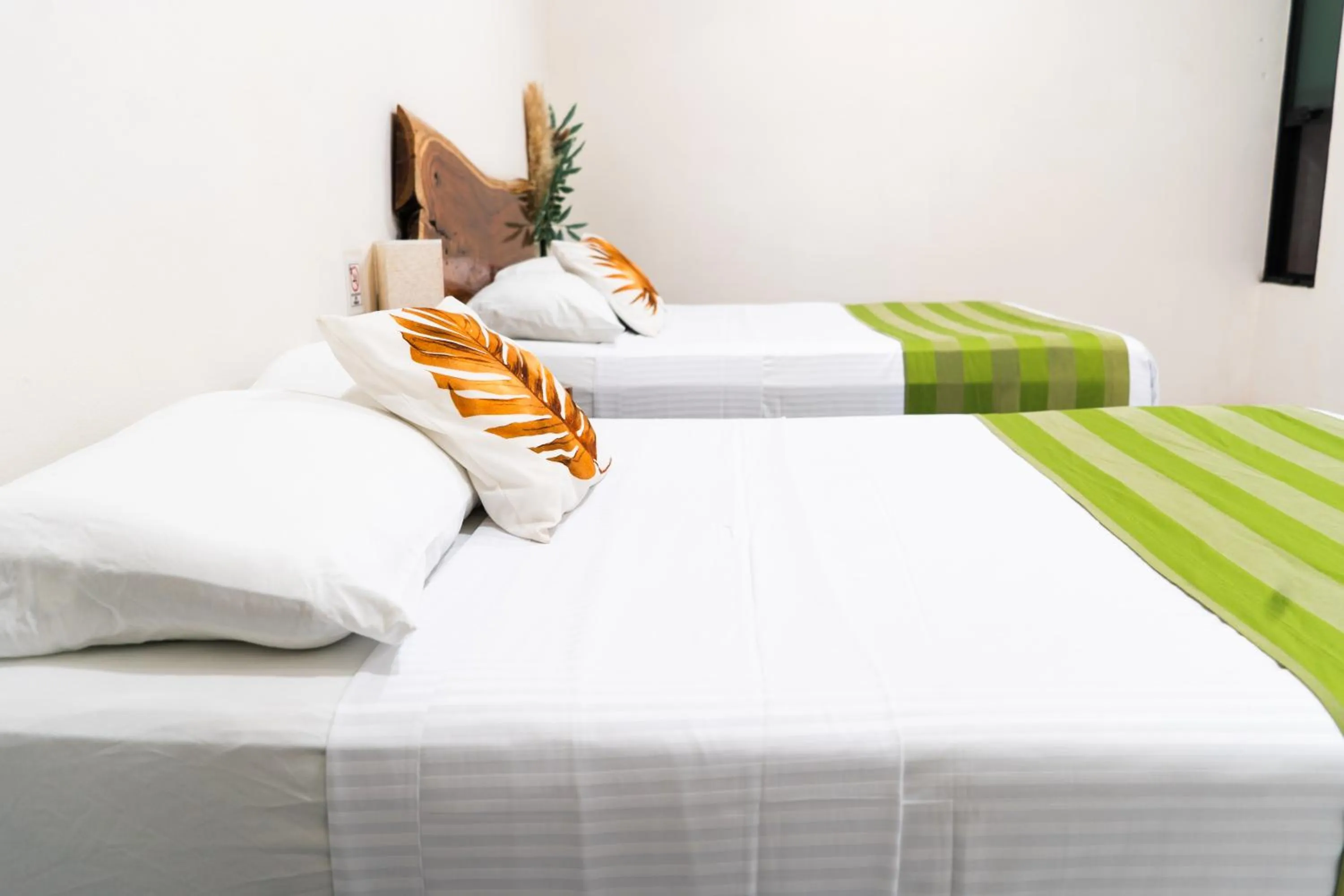 Bed in Hotel Brisas Bacalar