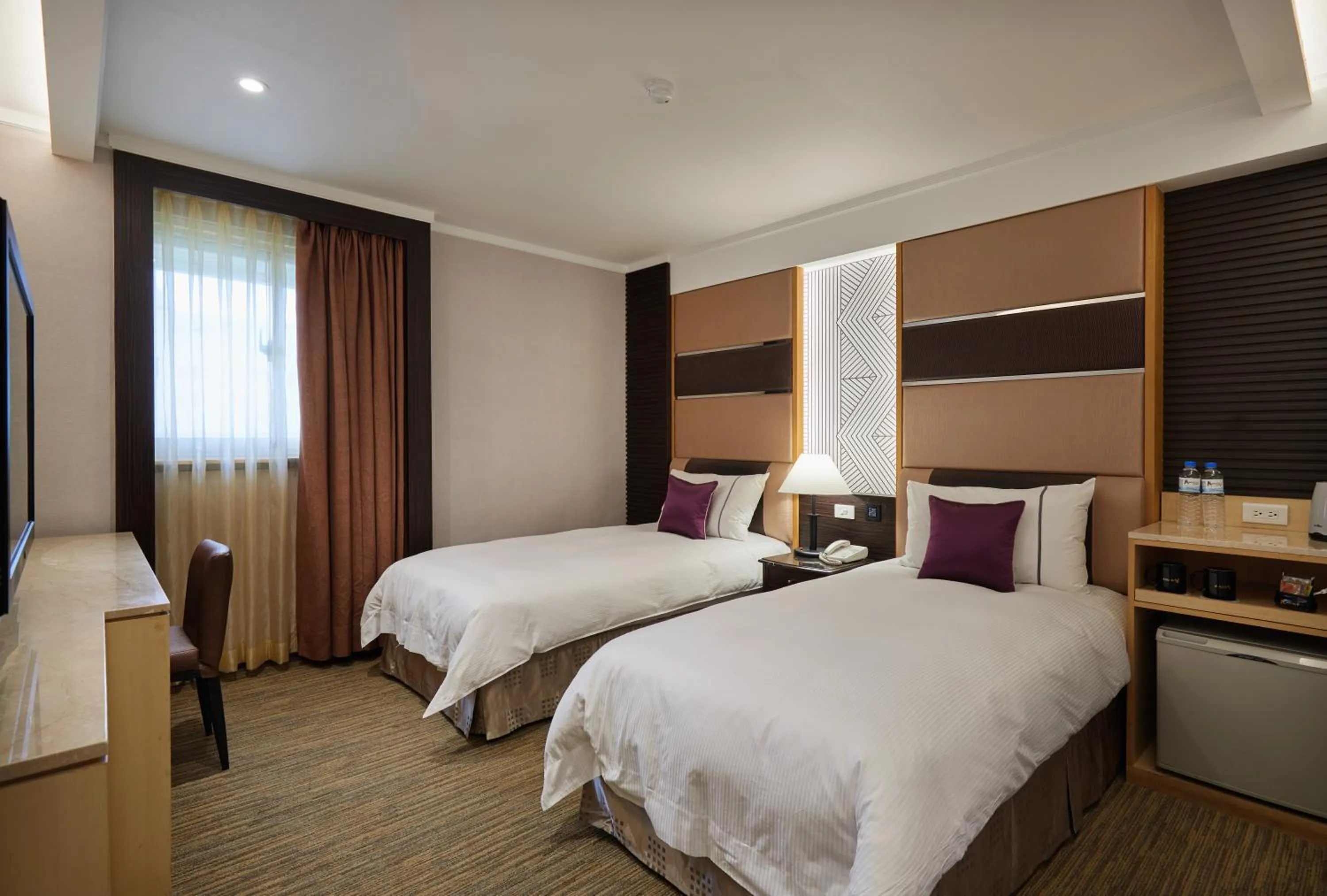 Bed in K Hotel Keelung