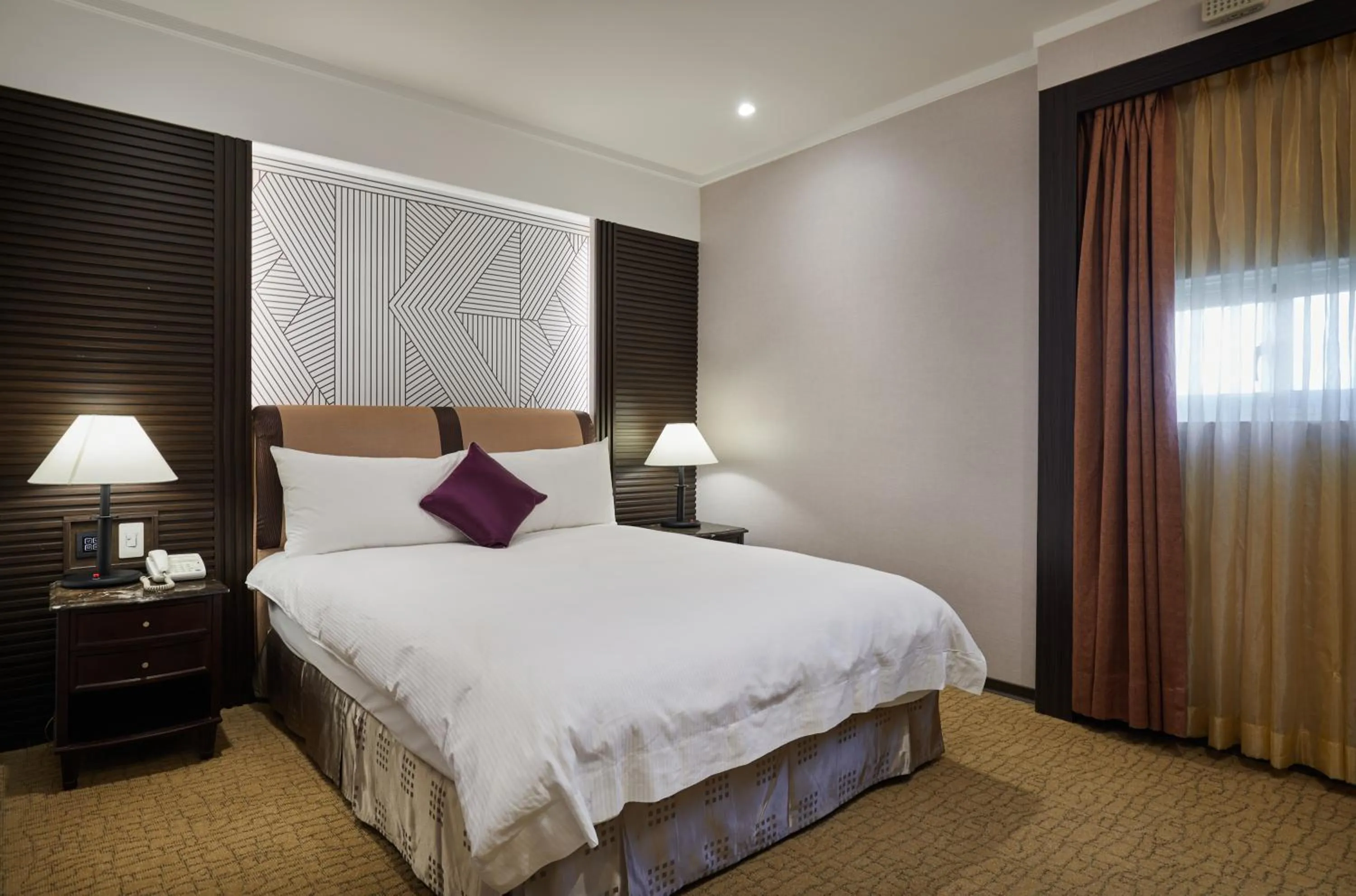 Bed in K Hotel Keelung