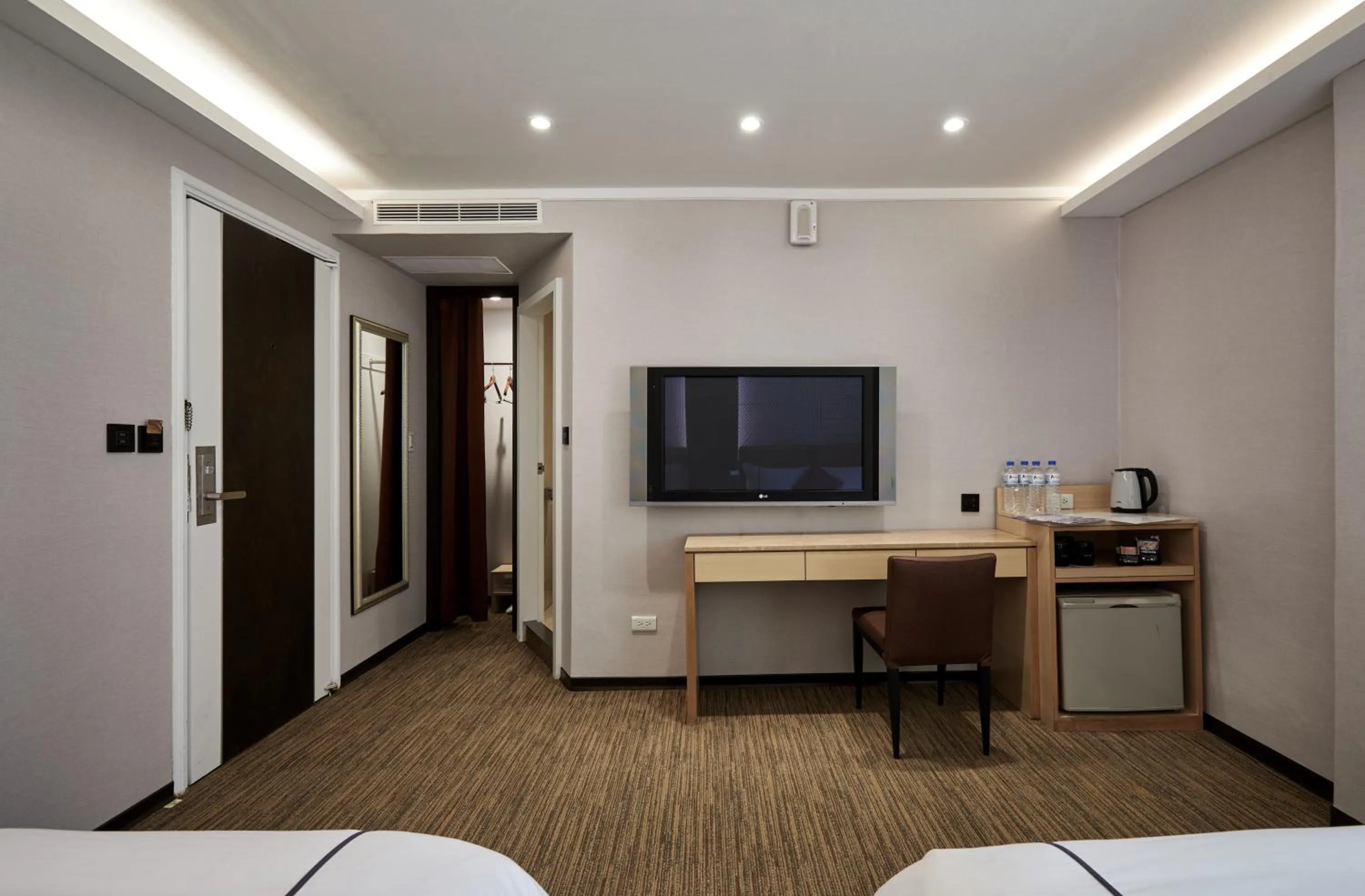 Bed in K Hotel Keelung