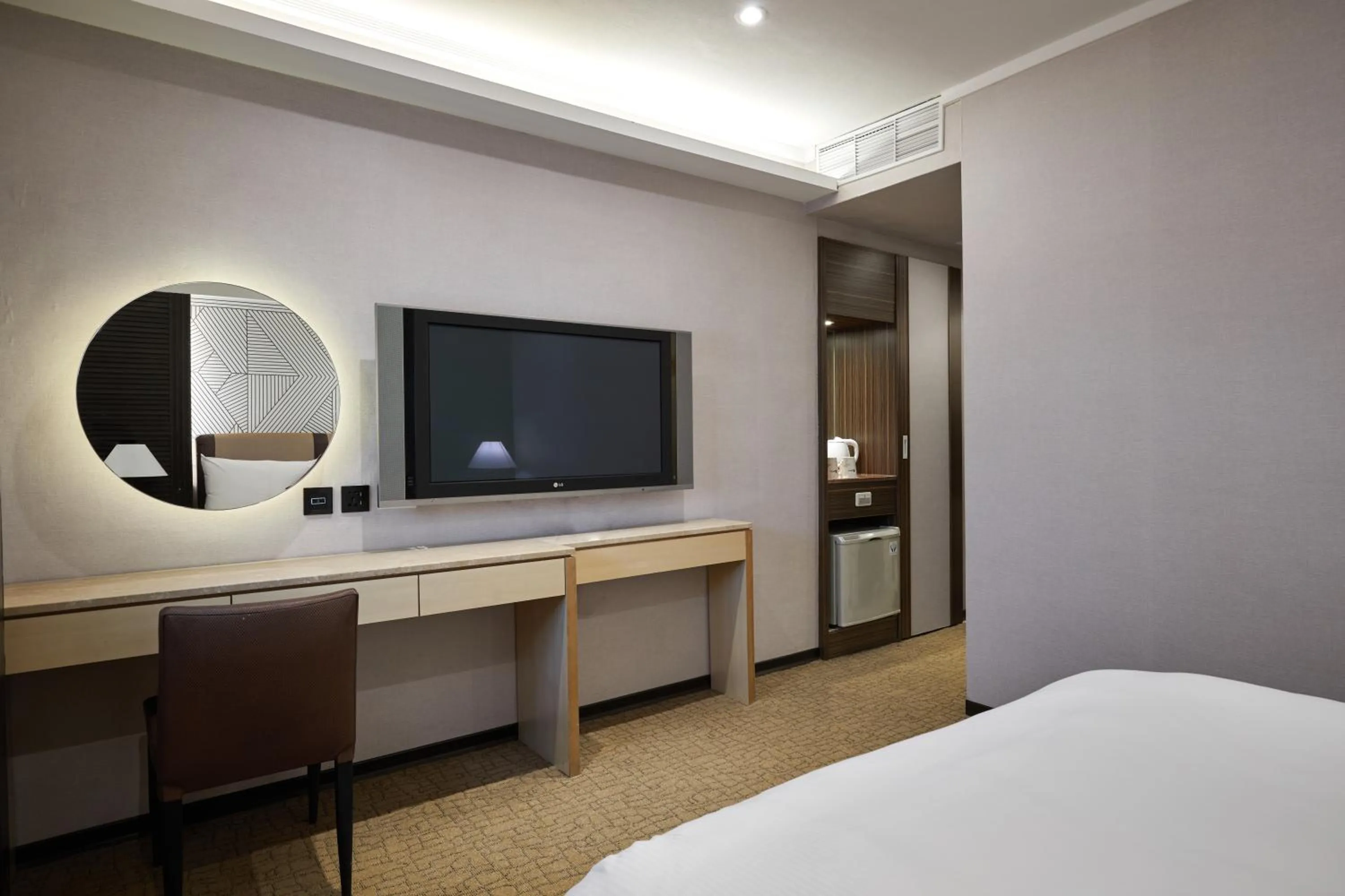 Bed in K Hotel Keelung