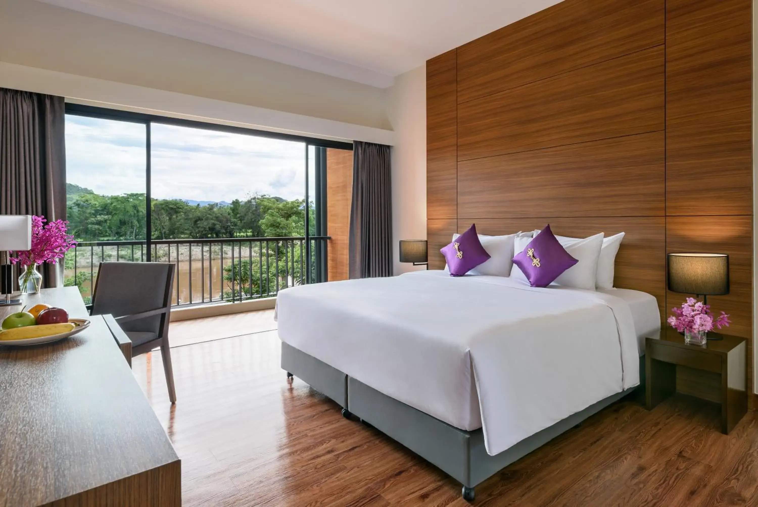 View (from property/room), Bed in Chainarai Riverside - SHA Plus Certified View (from property/room), Bed in Chainarai Riverside - SHA Plus Certified