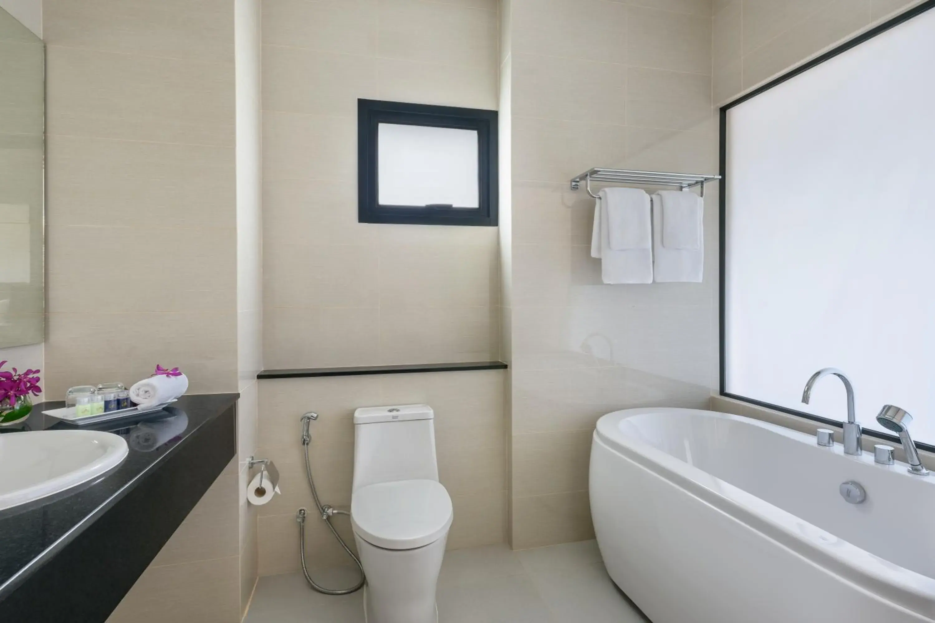 Bathroom in Chainarai Riverside - SHA Plus Certified Bathroom in Chainarai Riverside - SHA Plus Certified