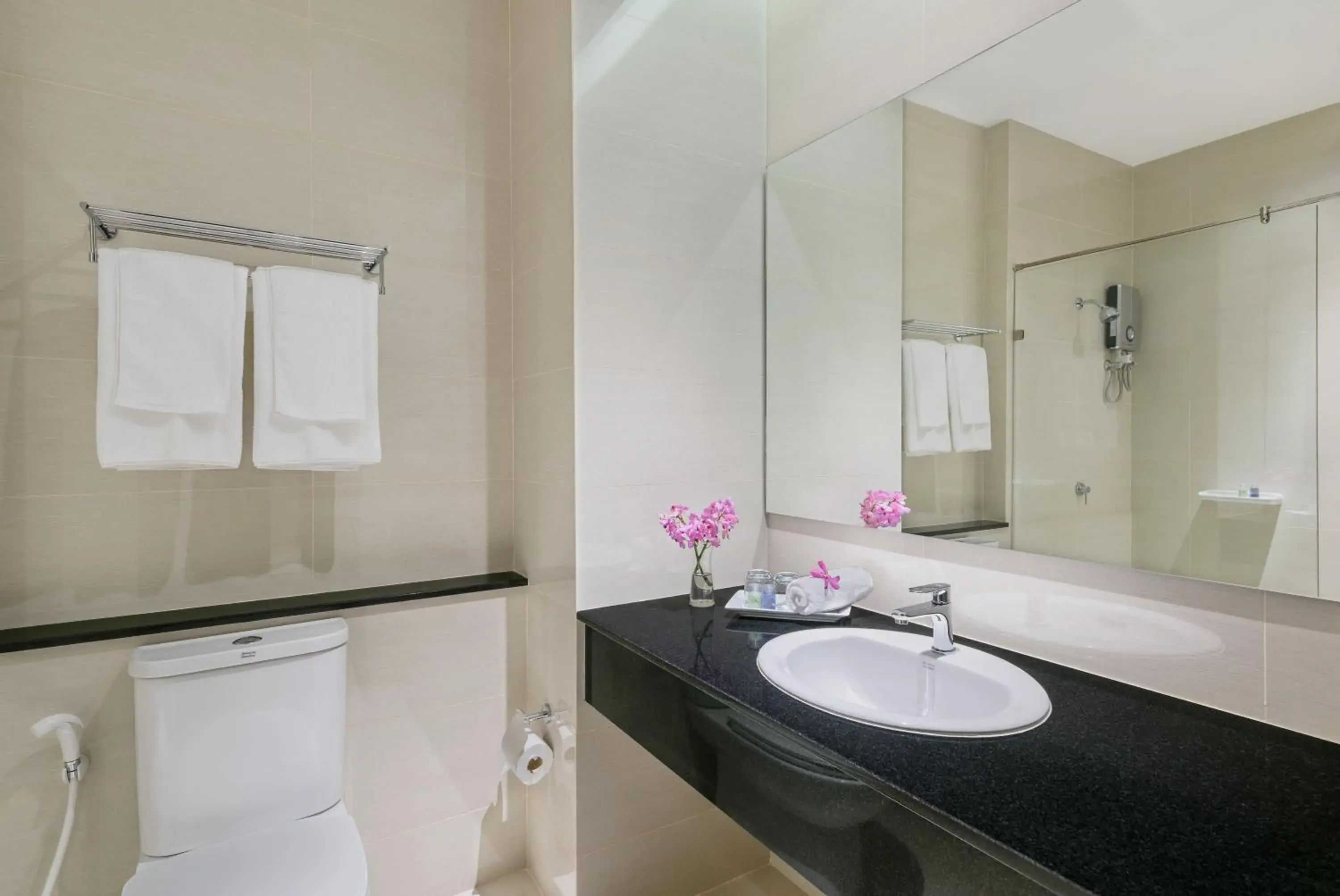 Bathroom in Chainarai Riverside - SHA Plus Certified Bathroom in Chainarai Riverside - SHA Plus Certified