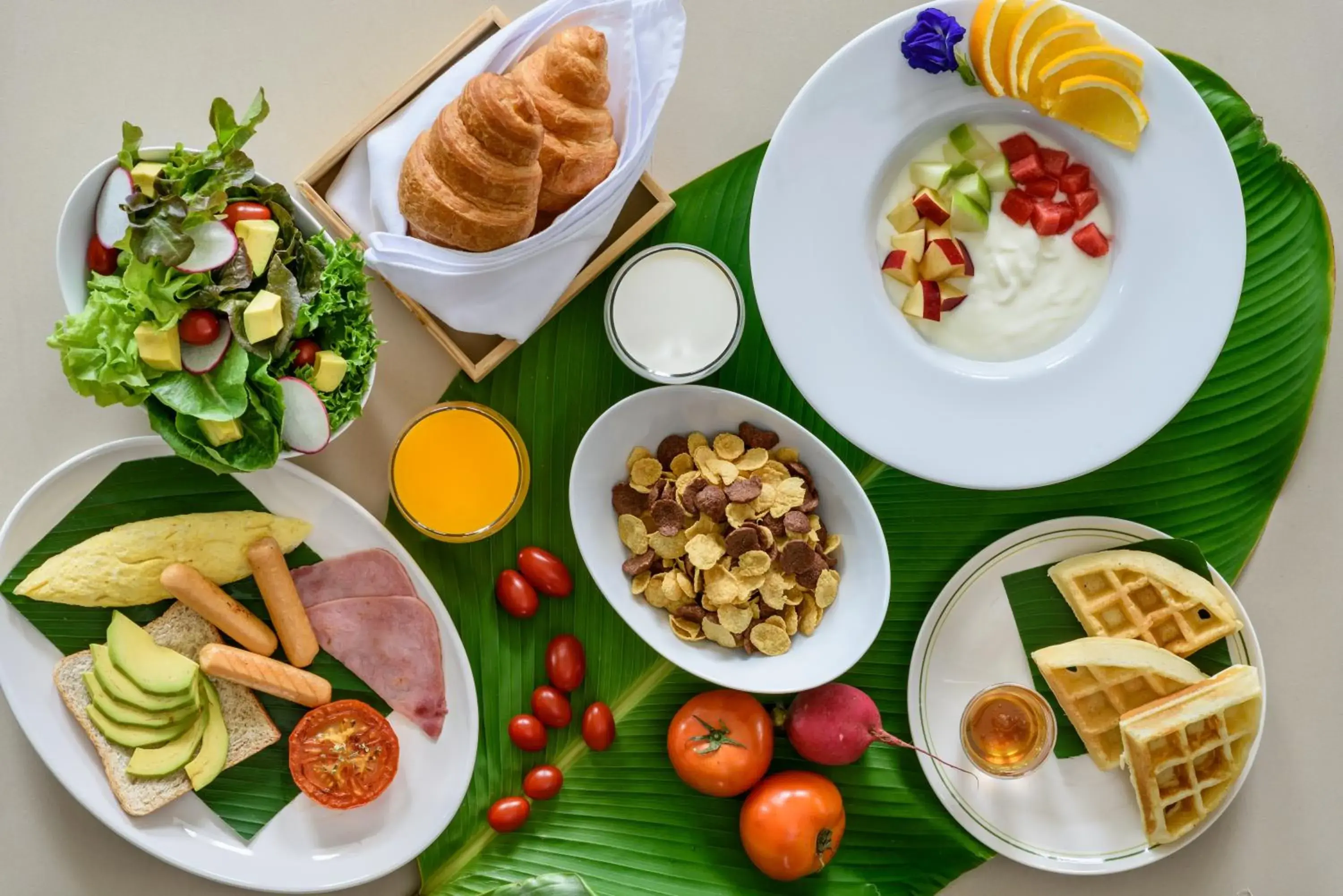 Continental breakfast in Chainarai Riverside - SHA Plus Certified Continental breakfast in Chainarai Riverside - SHA Plus Certified