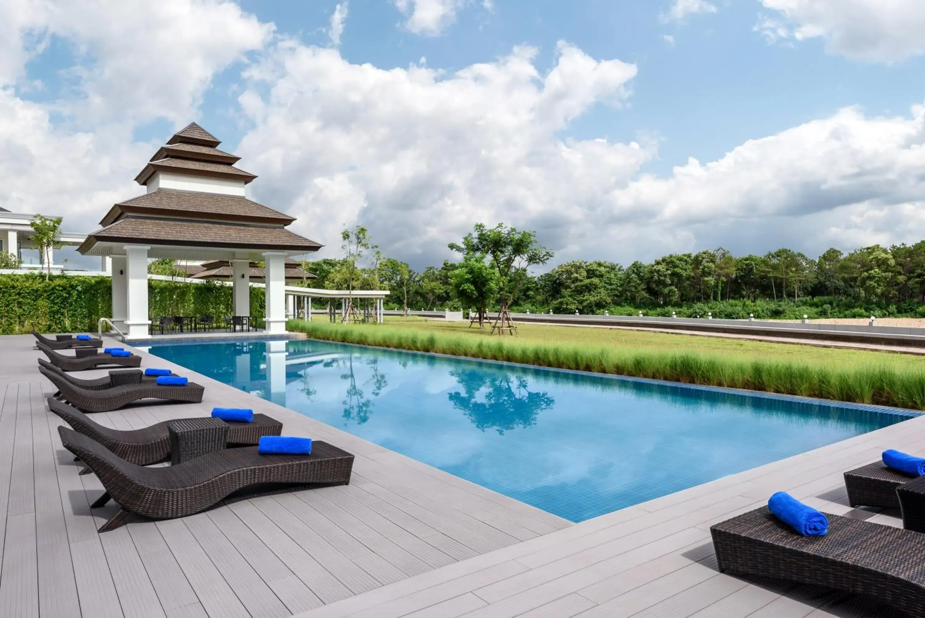 Swimming pool in Chainarai Riverside - SHA Plus Certified Swimming pool in Chainarai Riverside - SHA Plus Certified