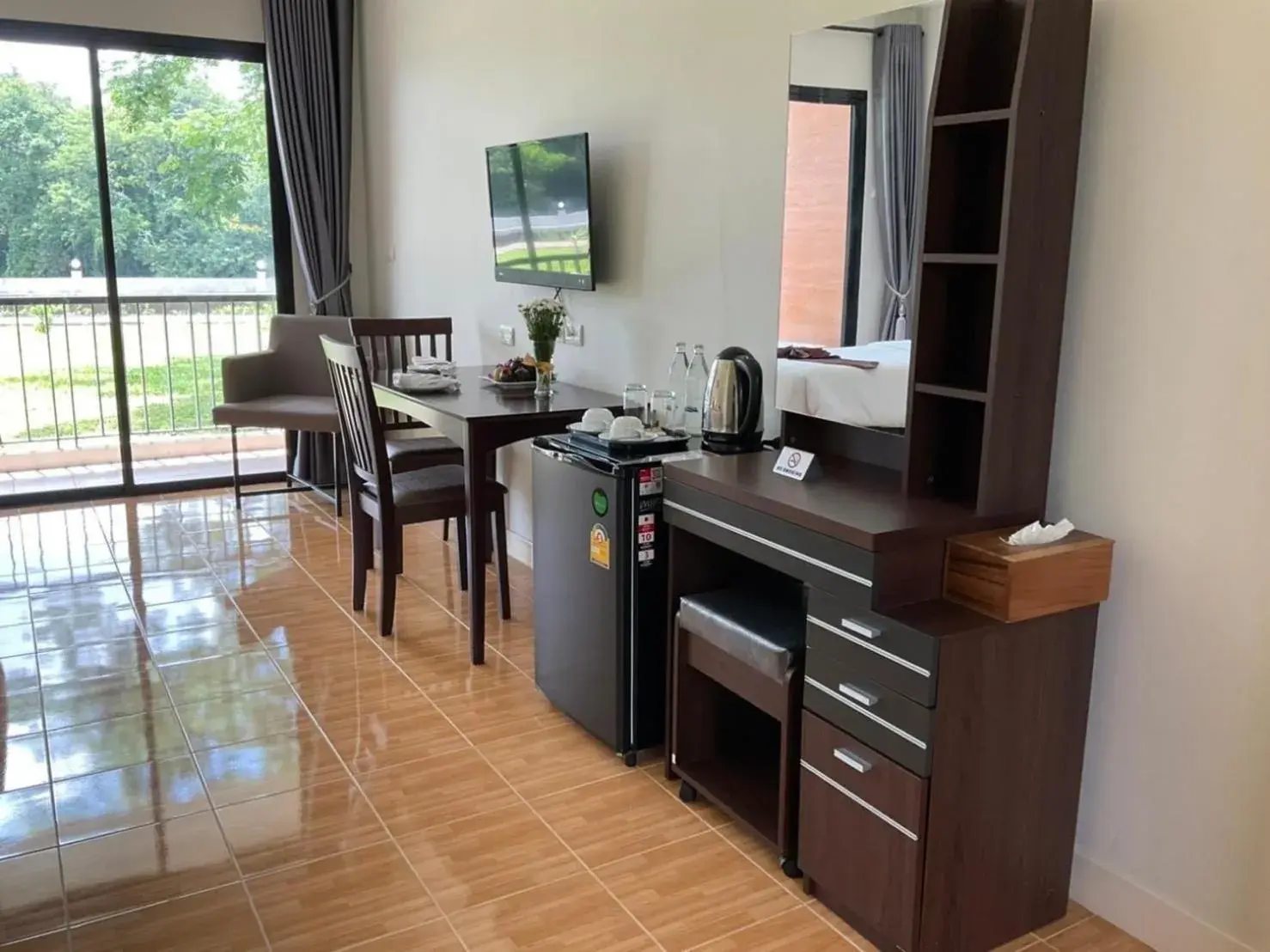 Living room in Chainarai Riverside - SHA Plus Certified Living room in Chainarai Riverside - SHA Plus Certified