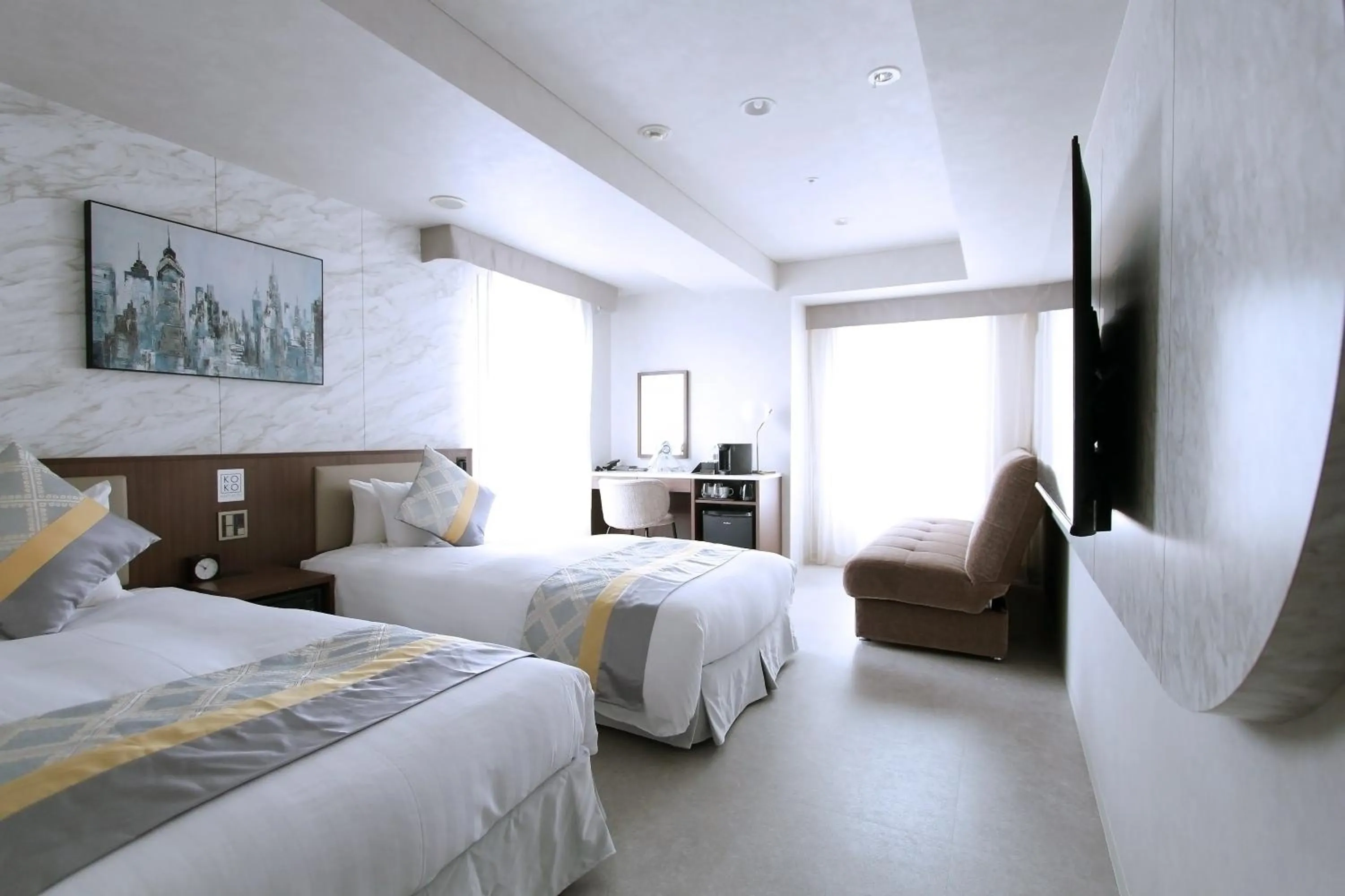 Photo of the whole room, Bed in KOKO HOTEL Ginza-1chome