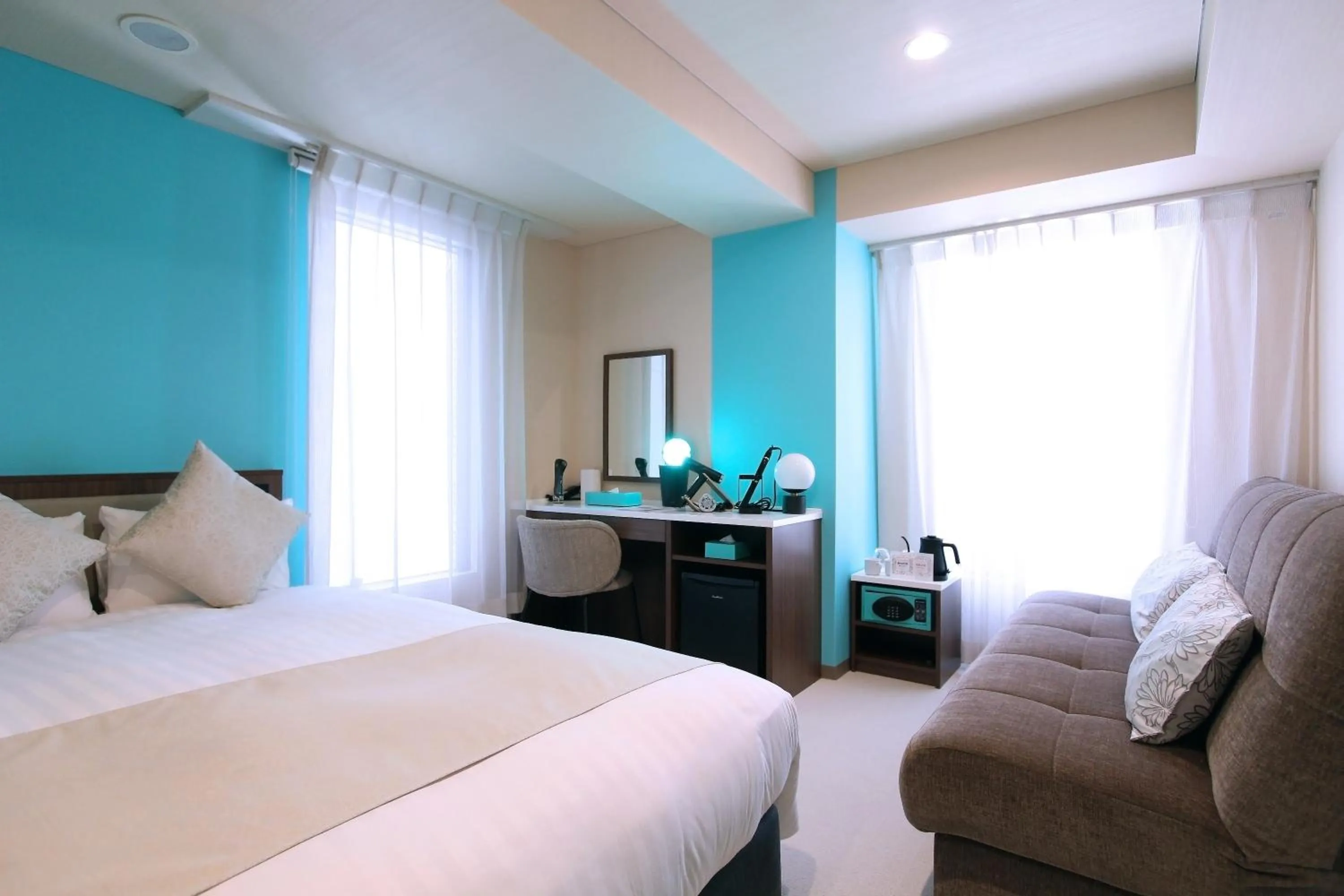 Bed in KOKO HOTEL Ginza-1chome