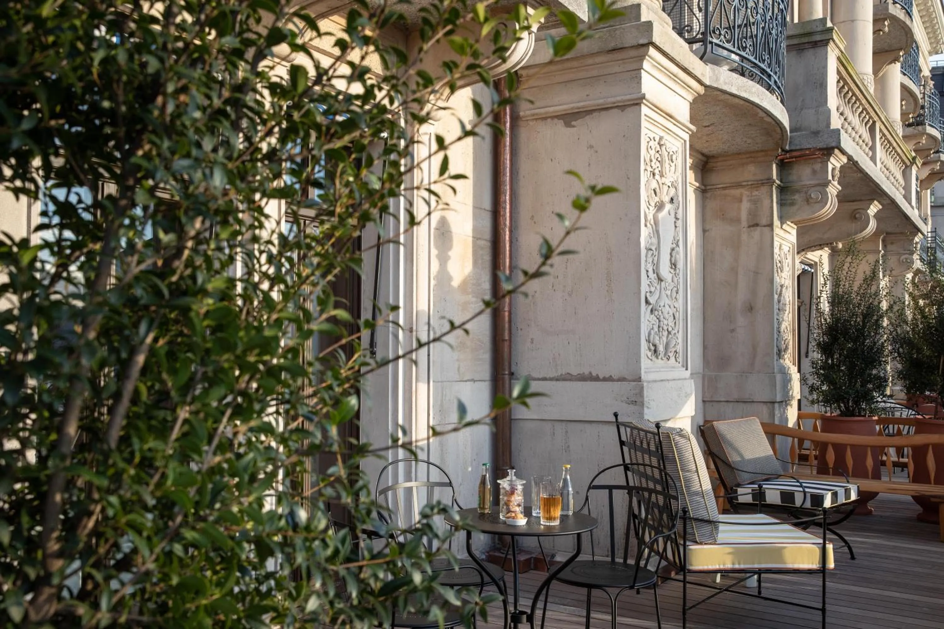 Balcony/Terrace in La Réserve Eden au Lac Zurich