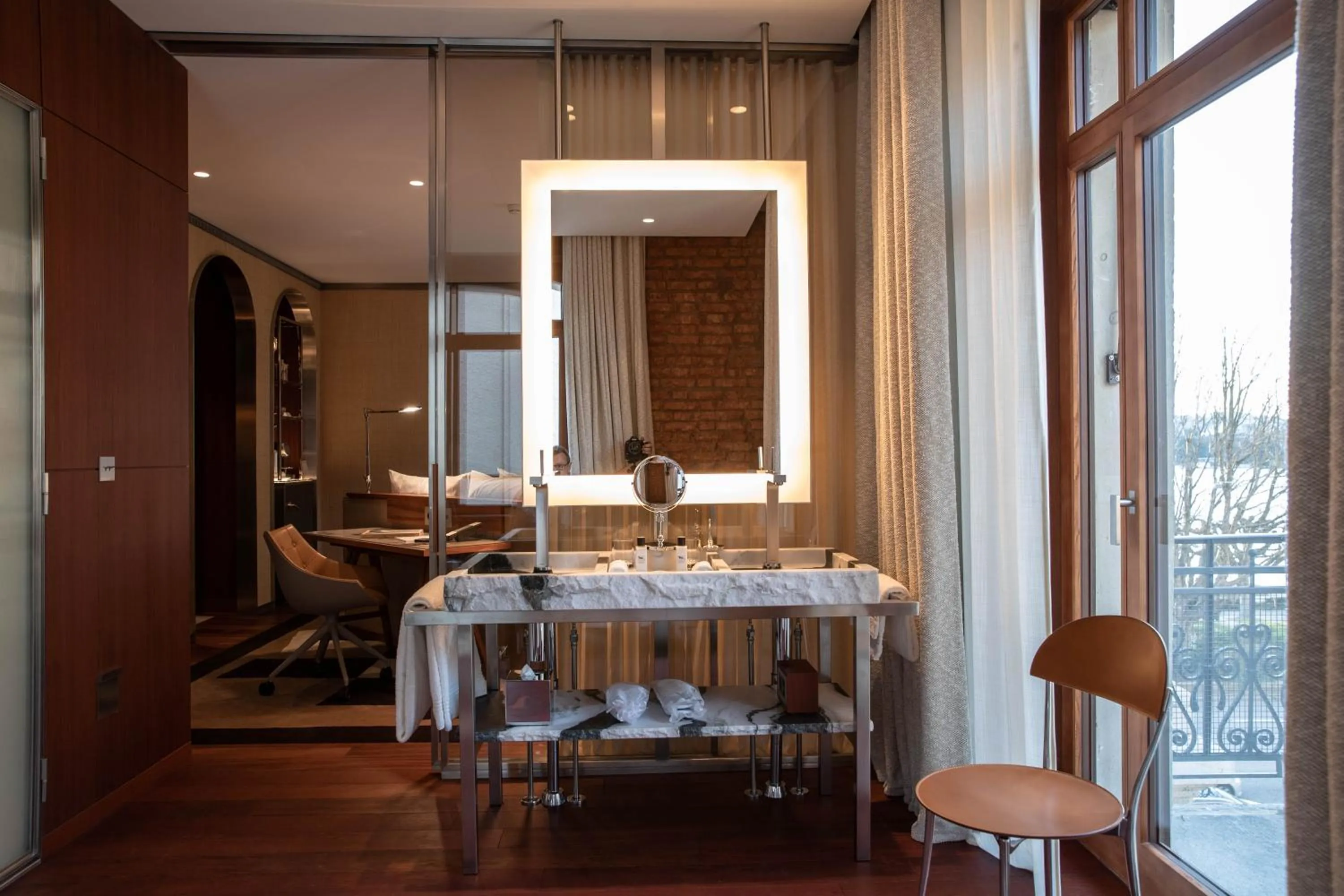 Bathroom in La Réserve Eden au Lac Zurich