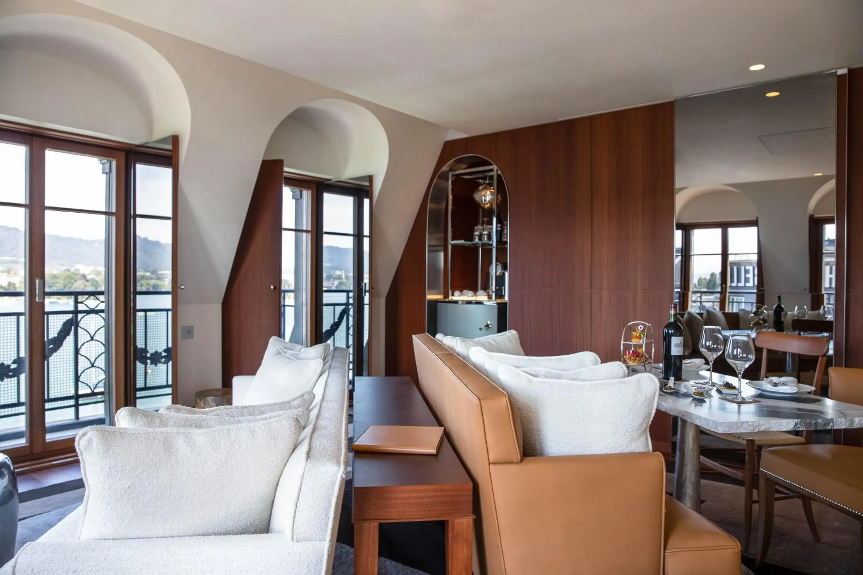 Living room in La Réserve Eden au Lac Zurich Living room in La Réserve Eden au Lac Zurich