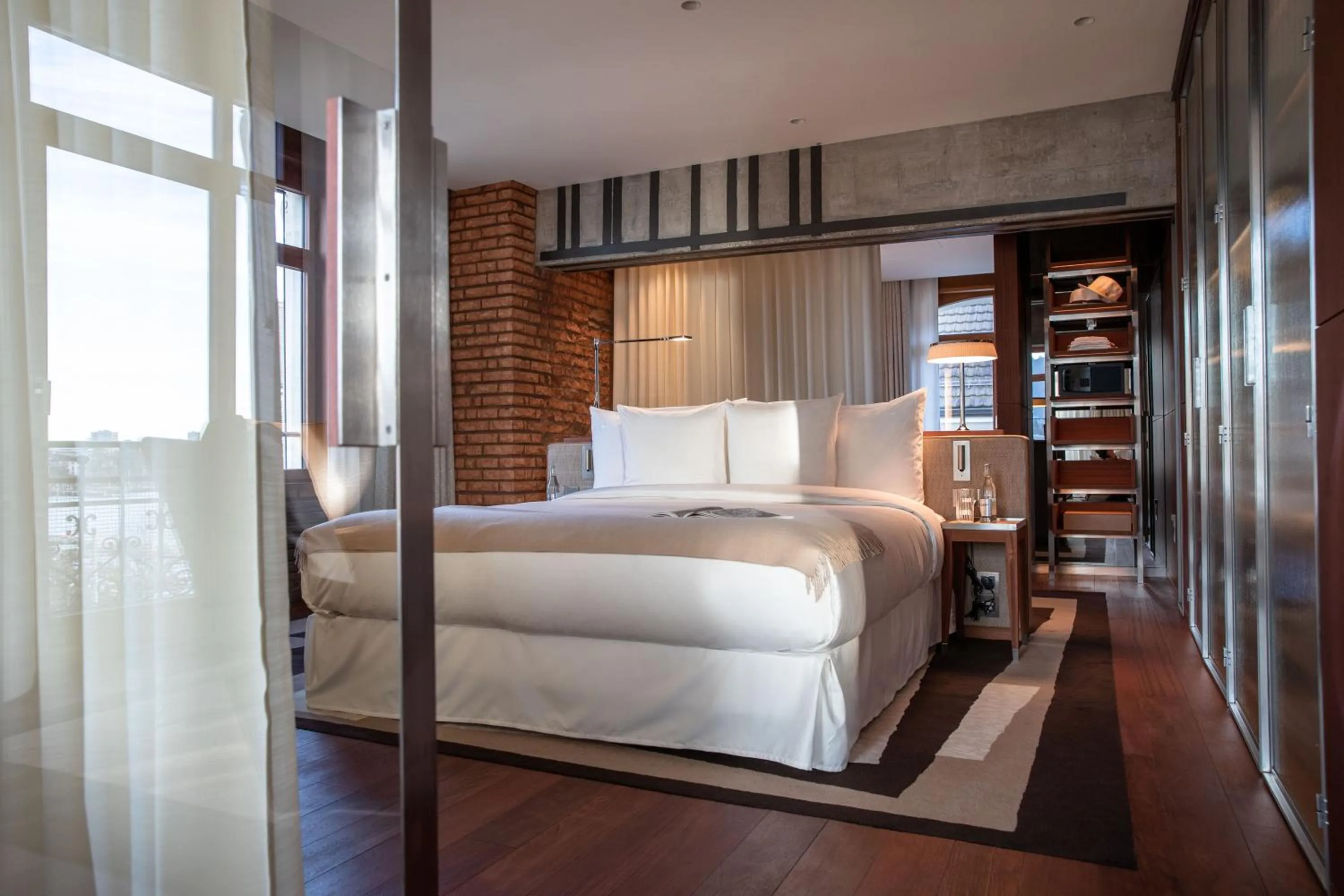 Bed in La Réserve Eden au Lac Zurich