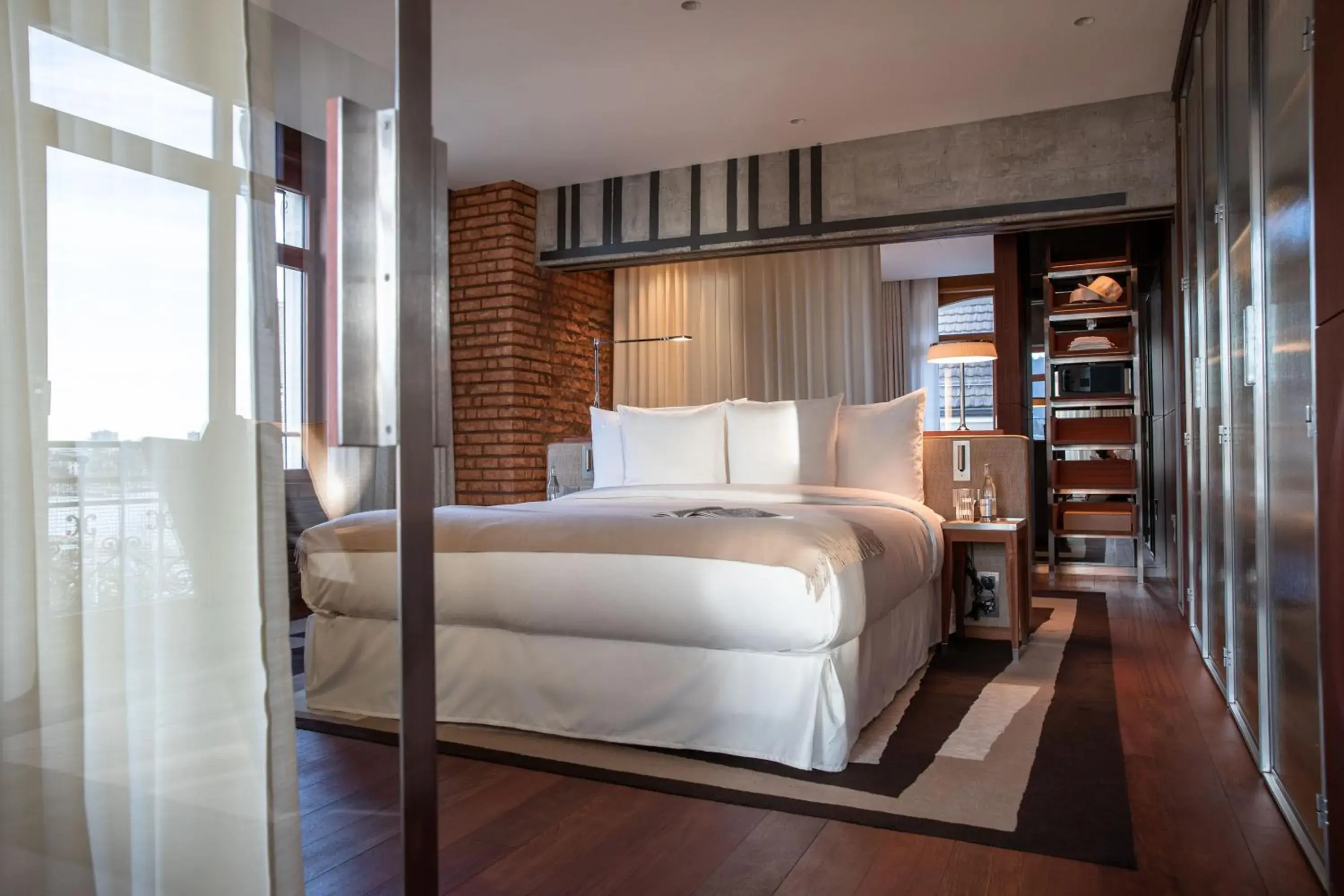 Bed in La Réserve Eden au Lac Zurich Bed in La Réserve Eden au Lac Zurich