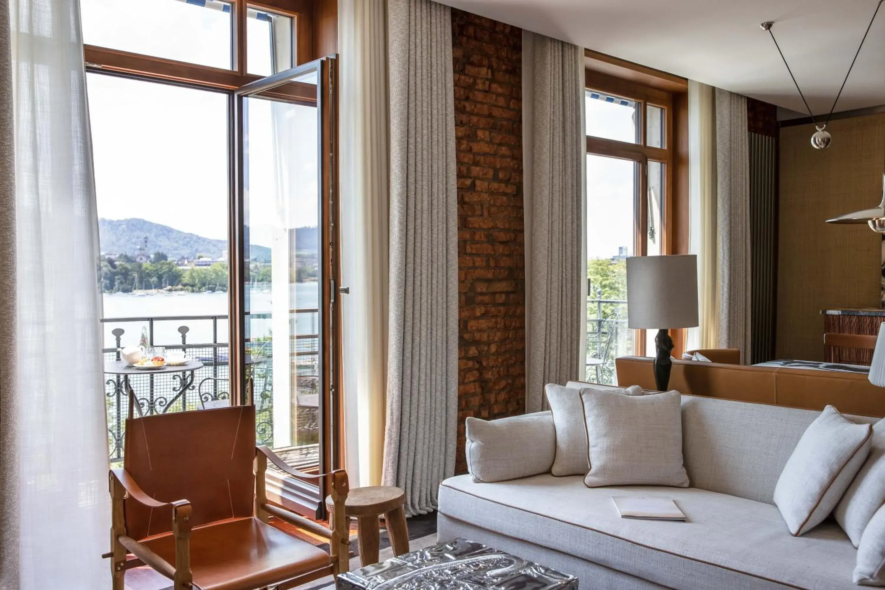 Living room in La Réserve Eden au Lac Zurich Living room in La Réserve Eden au Lac Zurich