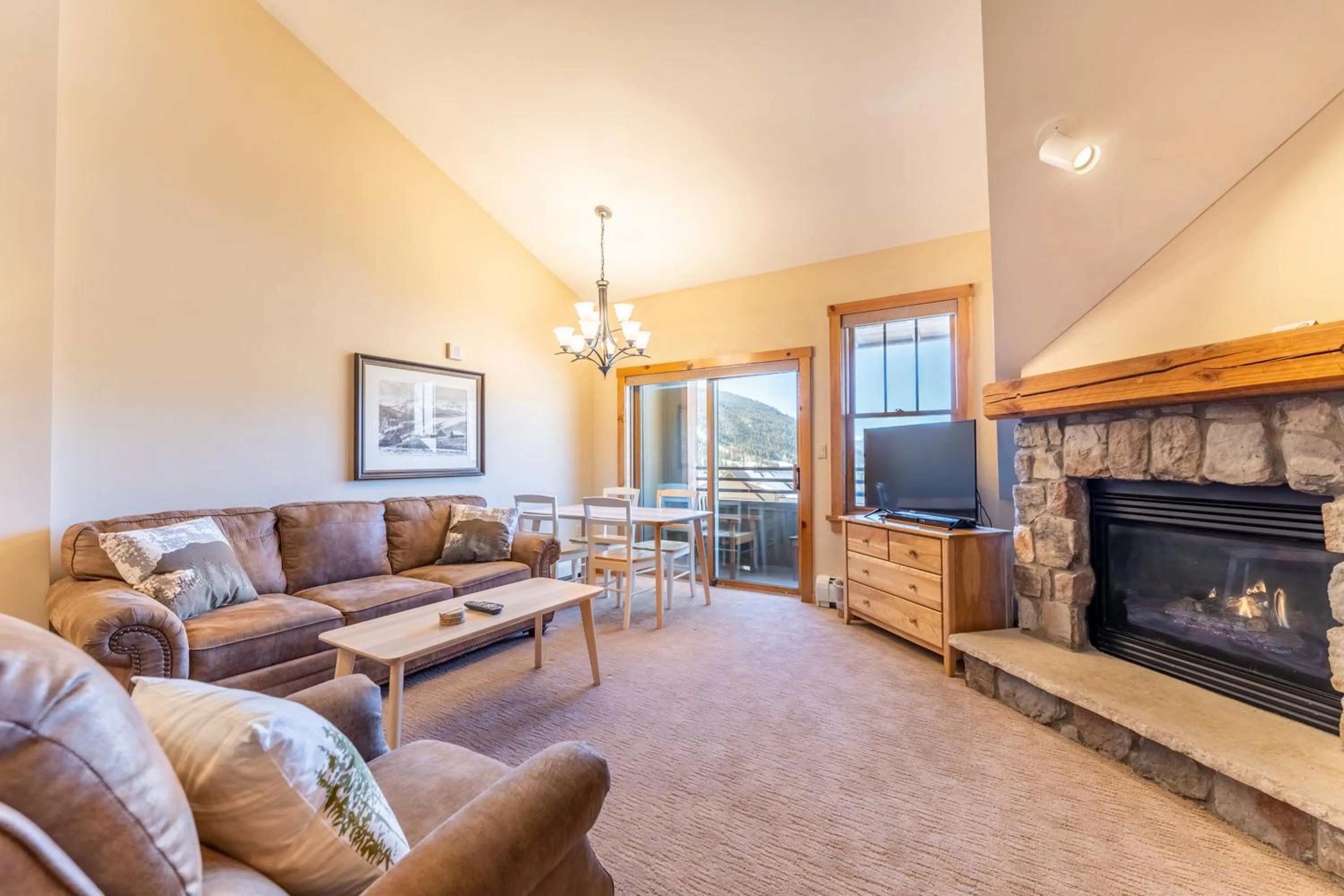 TV and multimedia in Buffalo Lodge by Summit County Mountain Retreats