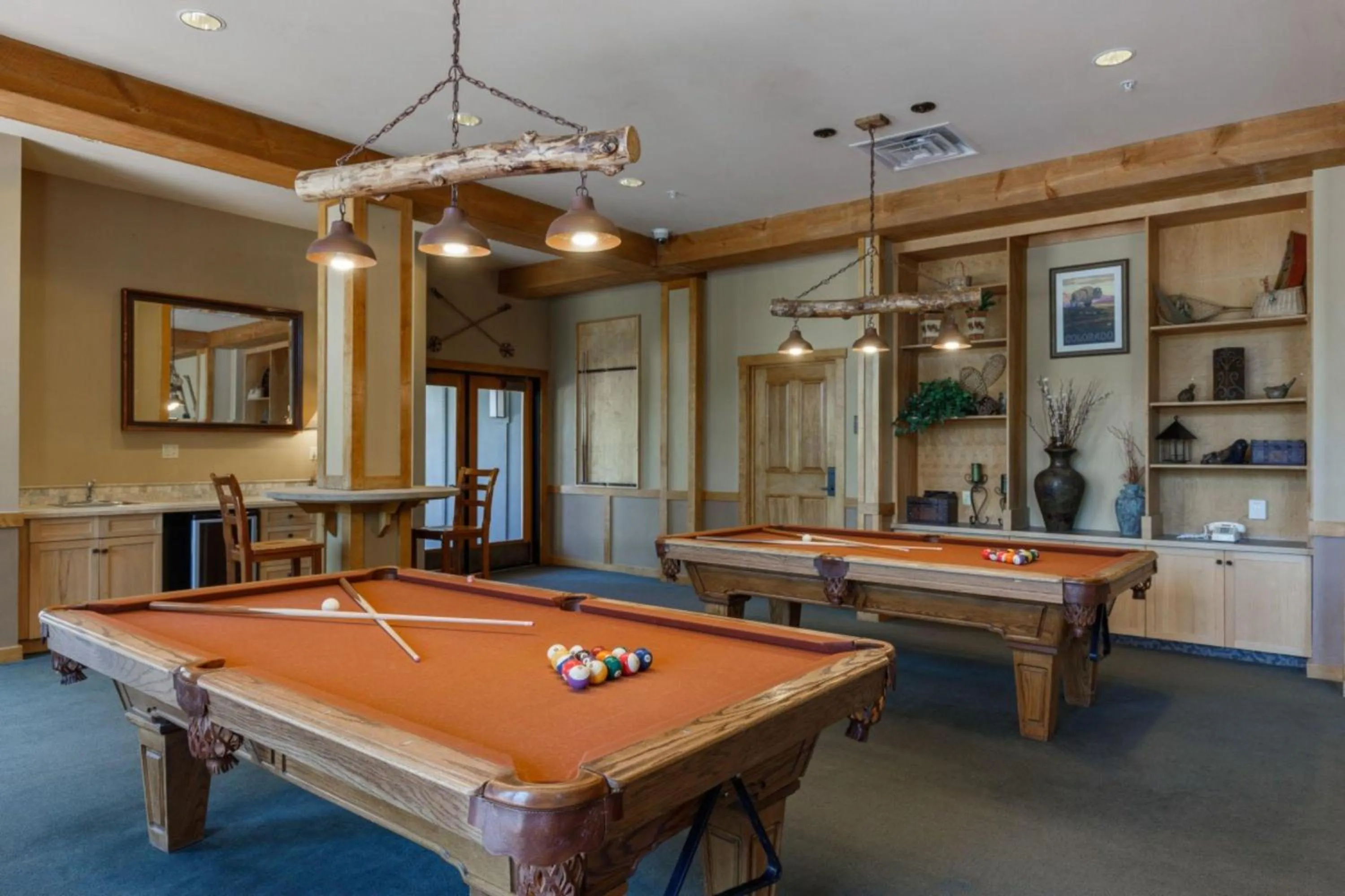Billiard in Buffalo Lodge by Summit County Mountain Retreats
